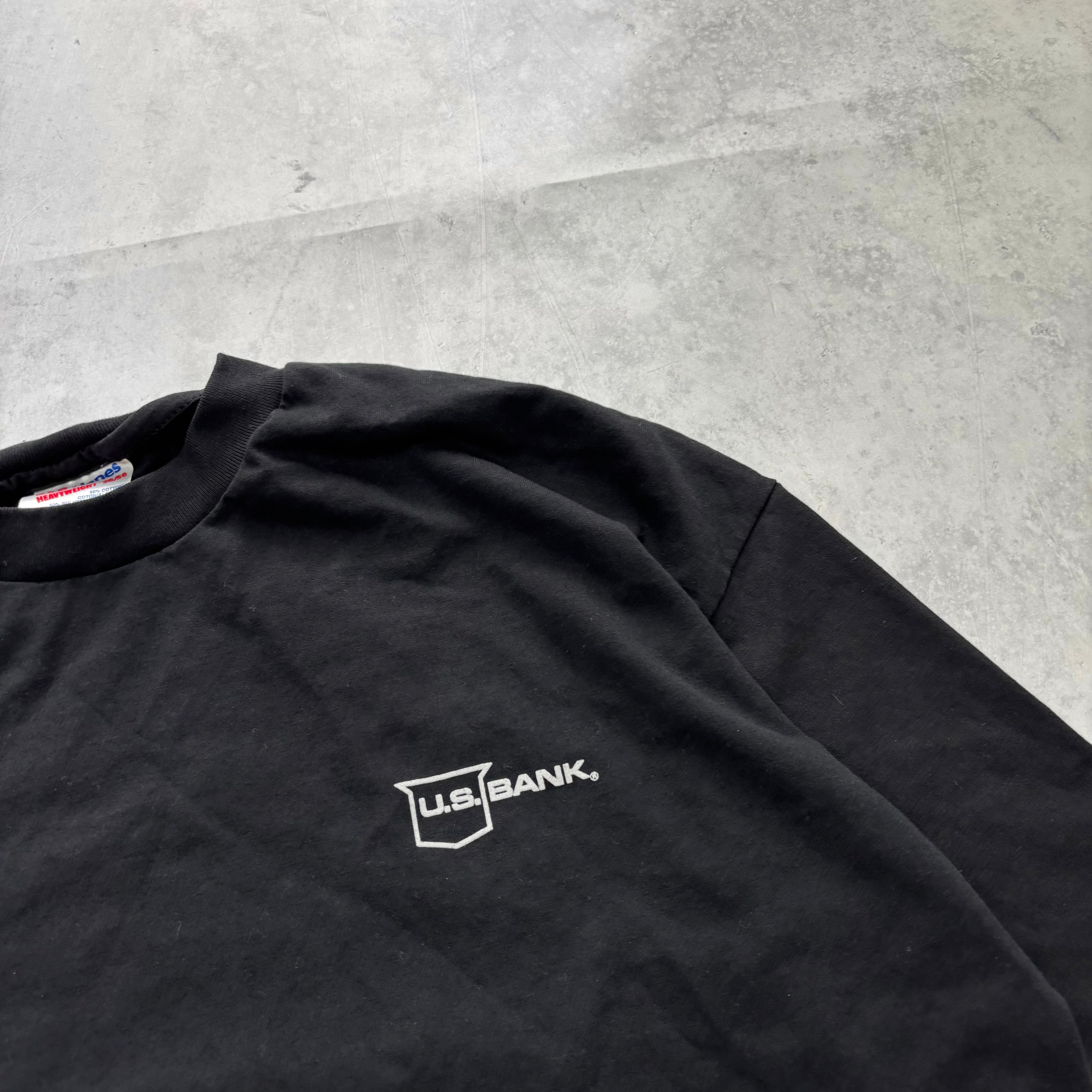 Vintage T Shirt Mens XL Black Single Stitch Graphic Print 90s USA (E)