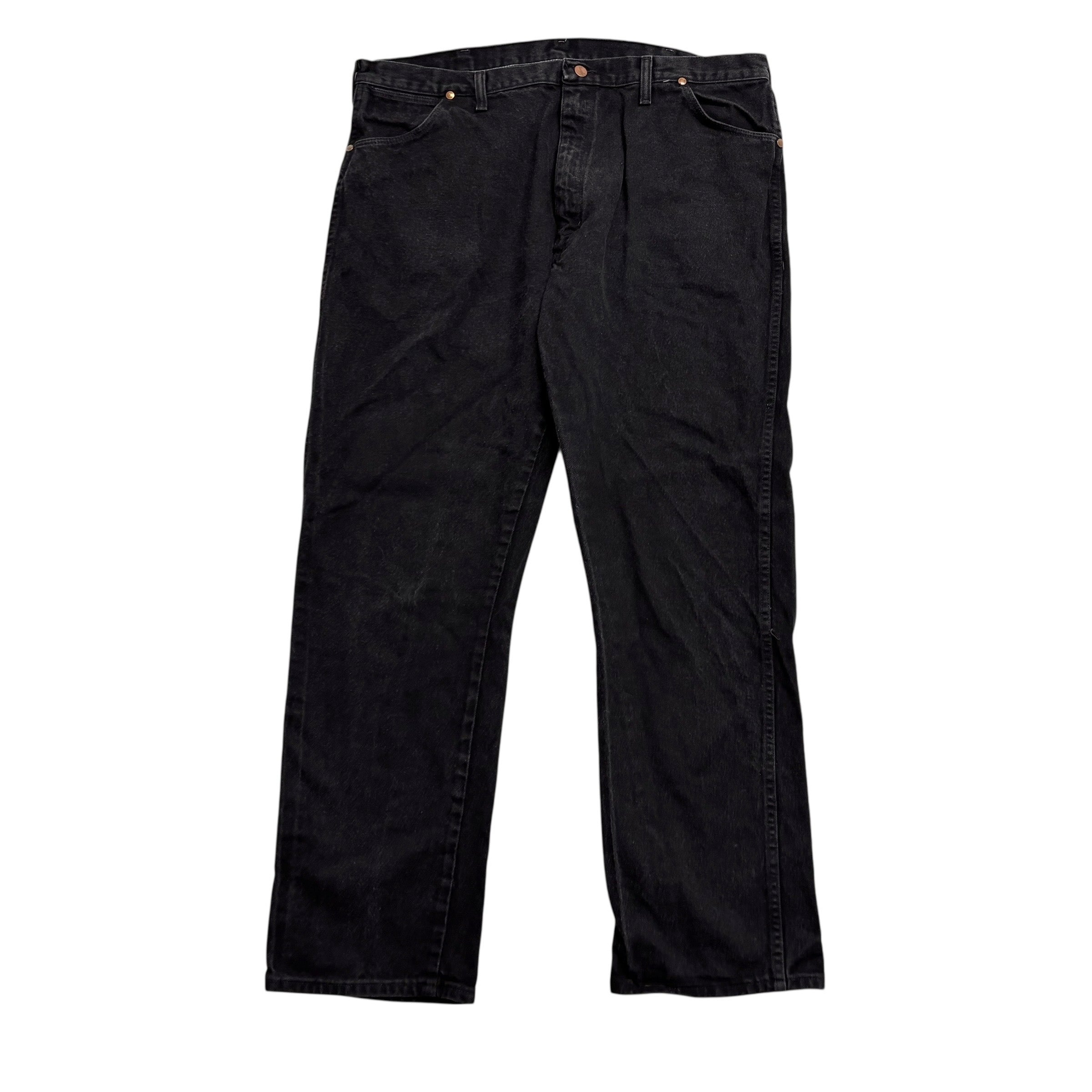 Wrangler Jeans Cowboy Cut W40 L32 Mens Black 13MWZ Original Fit Denim (E)