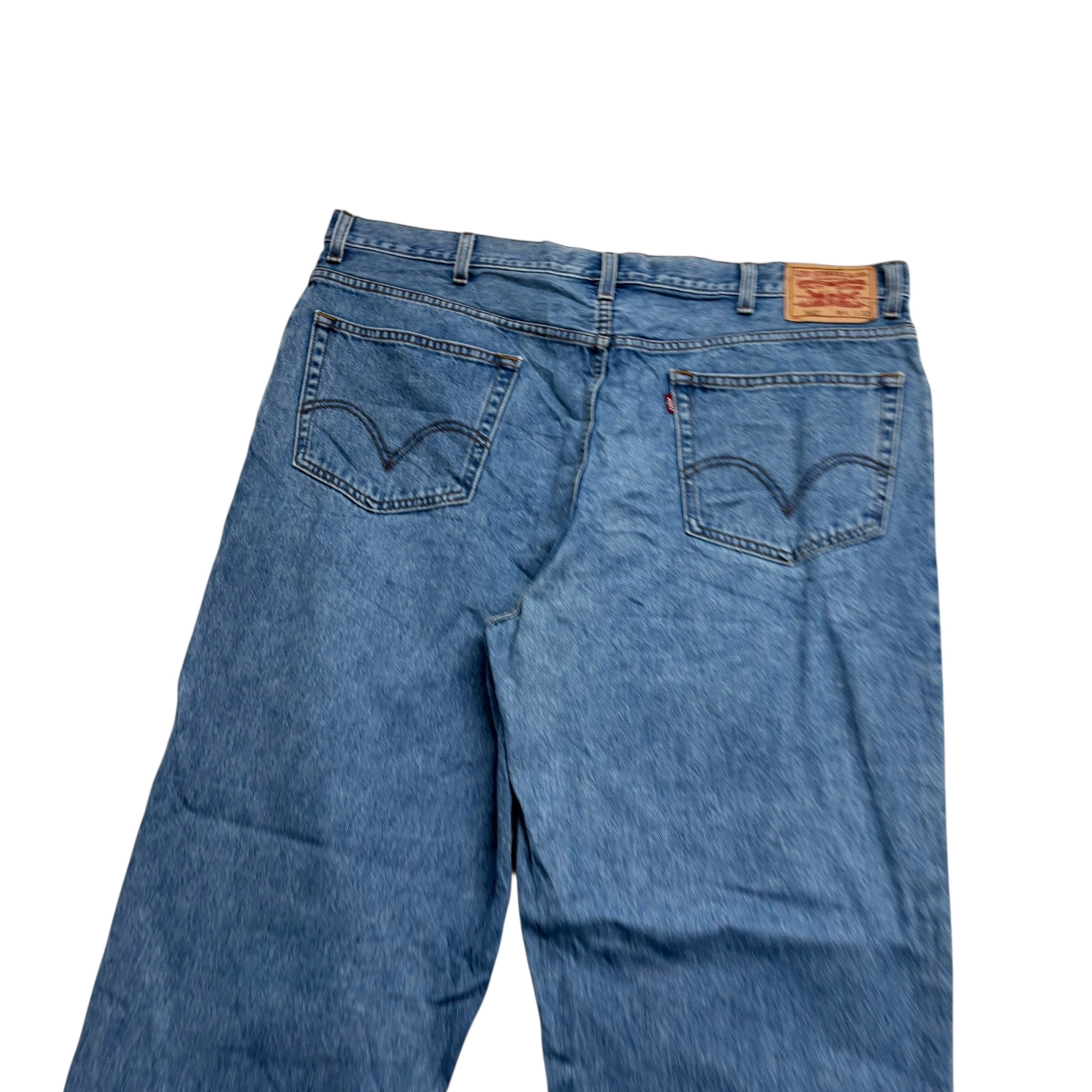 Levis 560 Jeans W42 L30 Mens Light Blue Baggy Relaxed Comfort Vintage Denim (E)