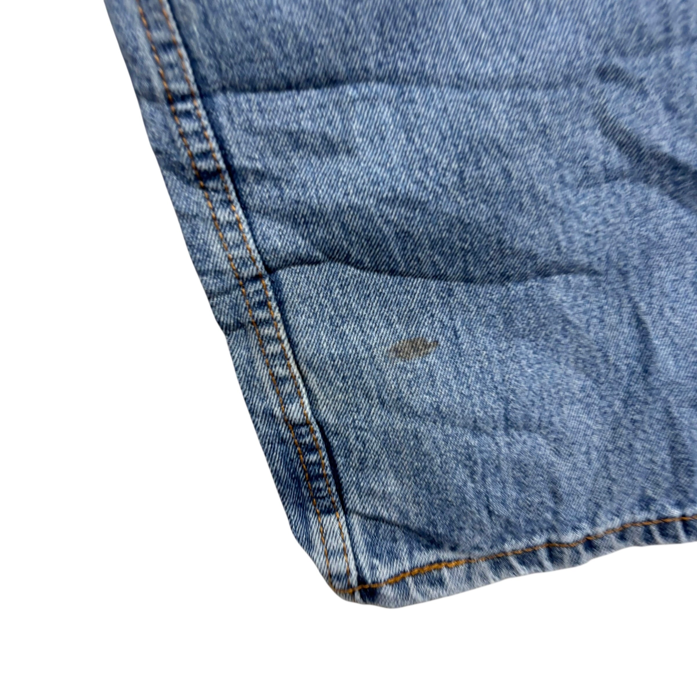 Levis 550 Jeans W36 L32 Mens Mid Blue Baggy Relaxed Straight Fit Denim