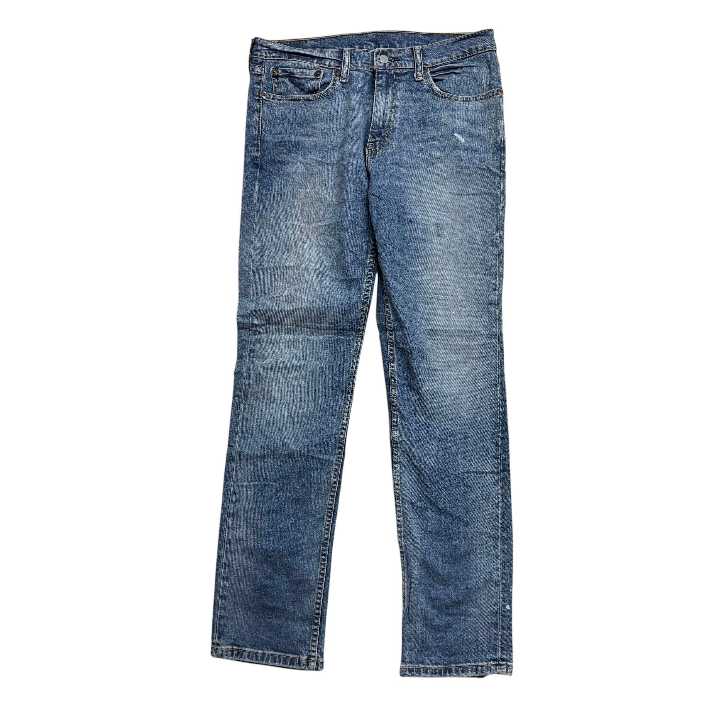 Levis 511 Jeans W34 L32 Mens Mid Blue Slim Fit Stretch Denim