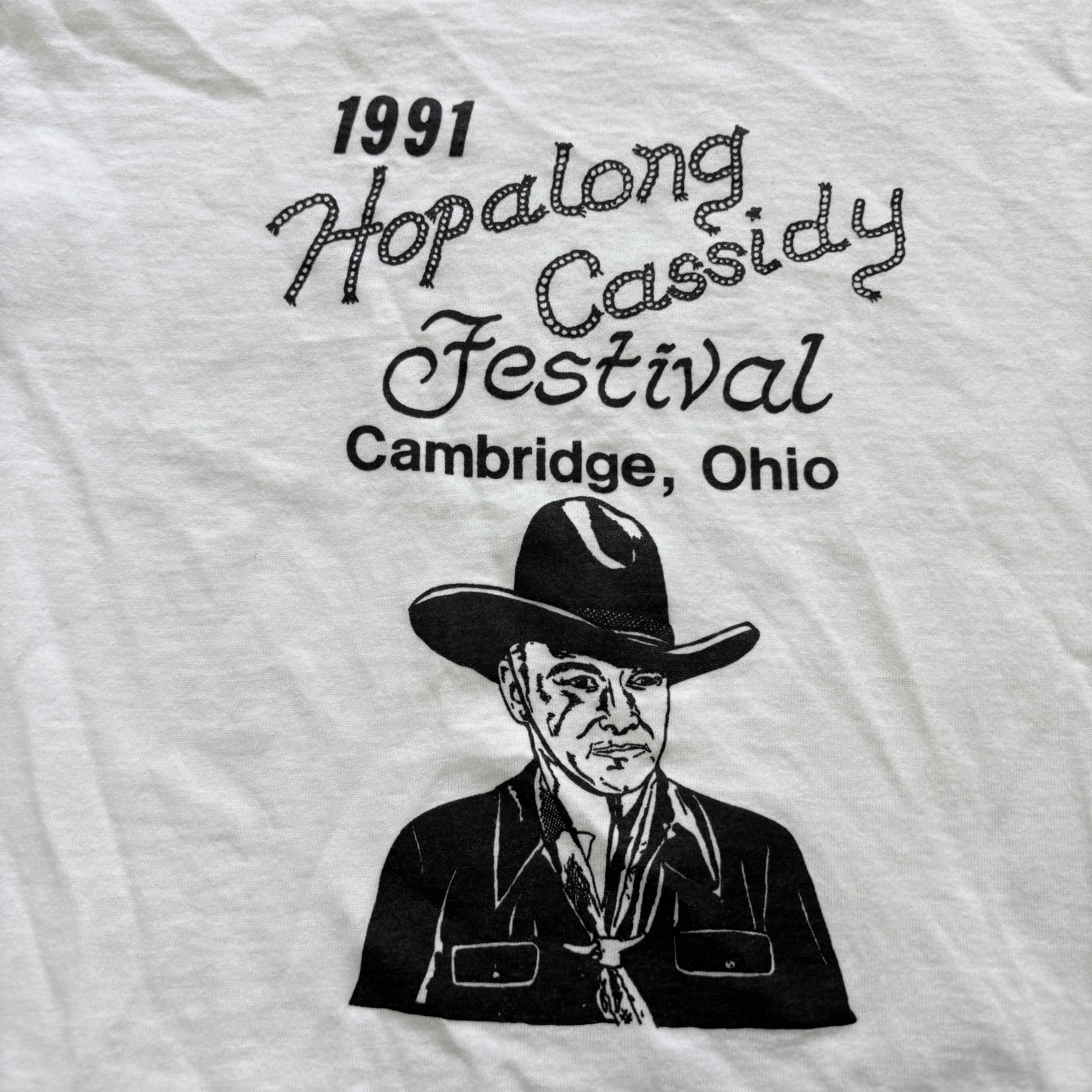 Vintage T Shirt Mens XS White Single Stitch Graphic Print 90s USA (E)