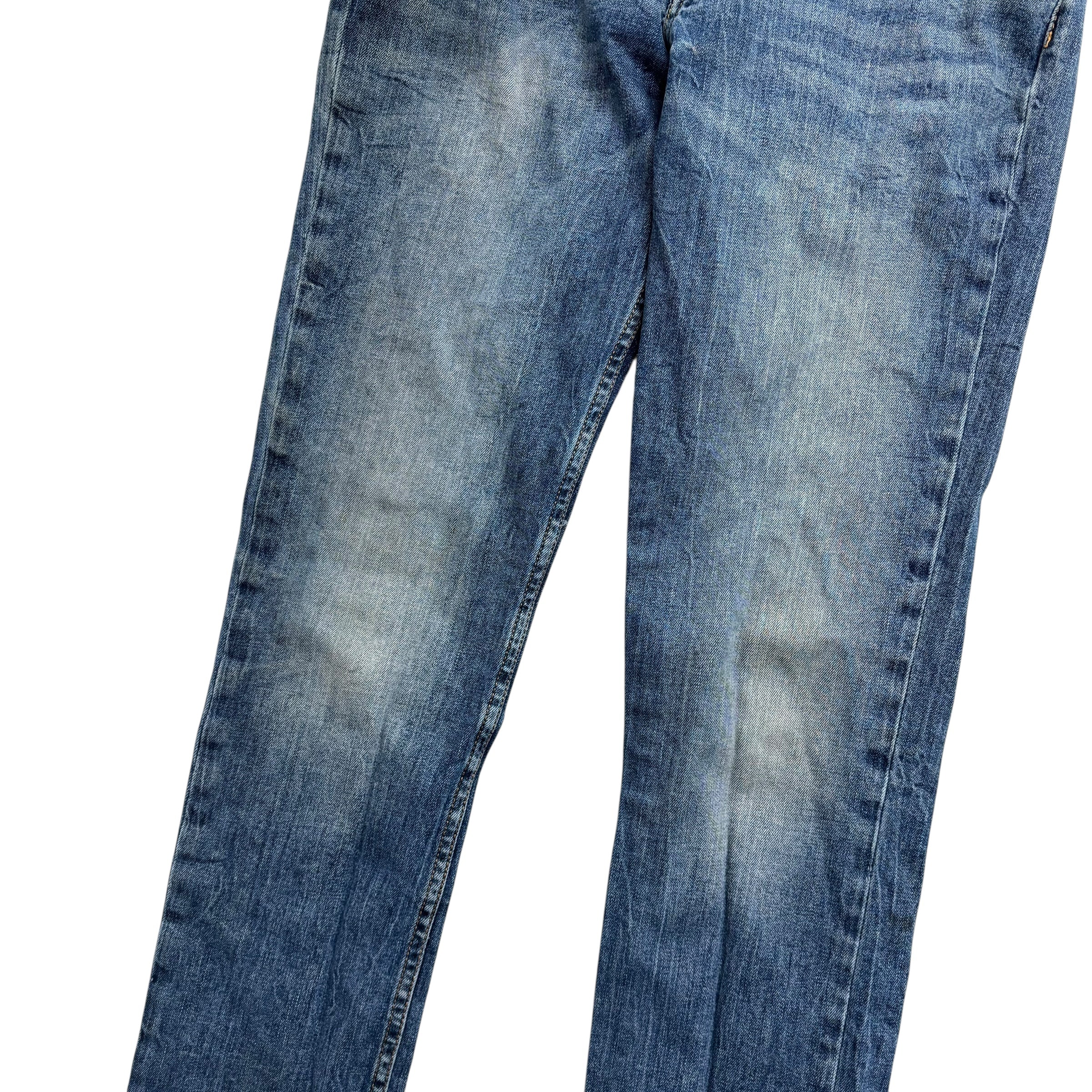 Levis 511 Jeans W31 L33 Mens Mid Blue Slim Fit Stretch Denim
