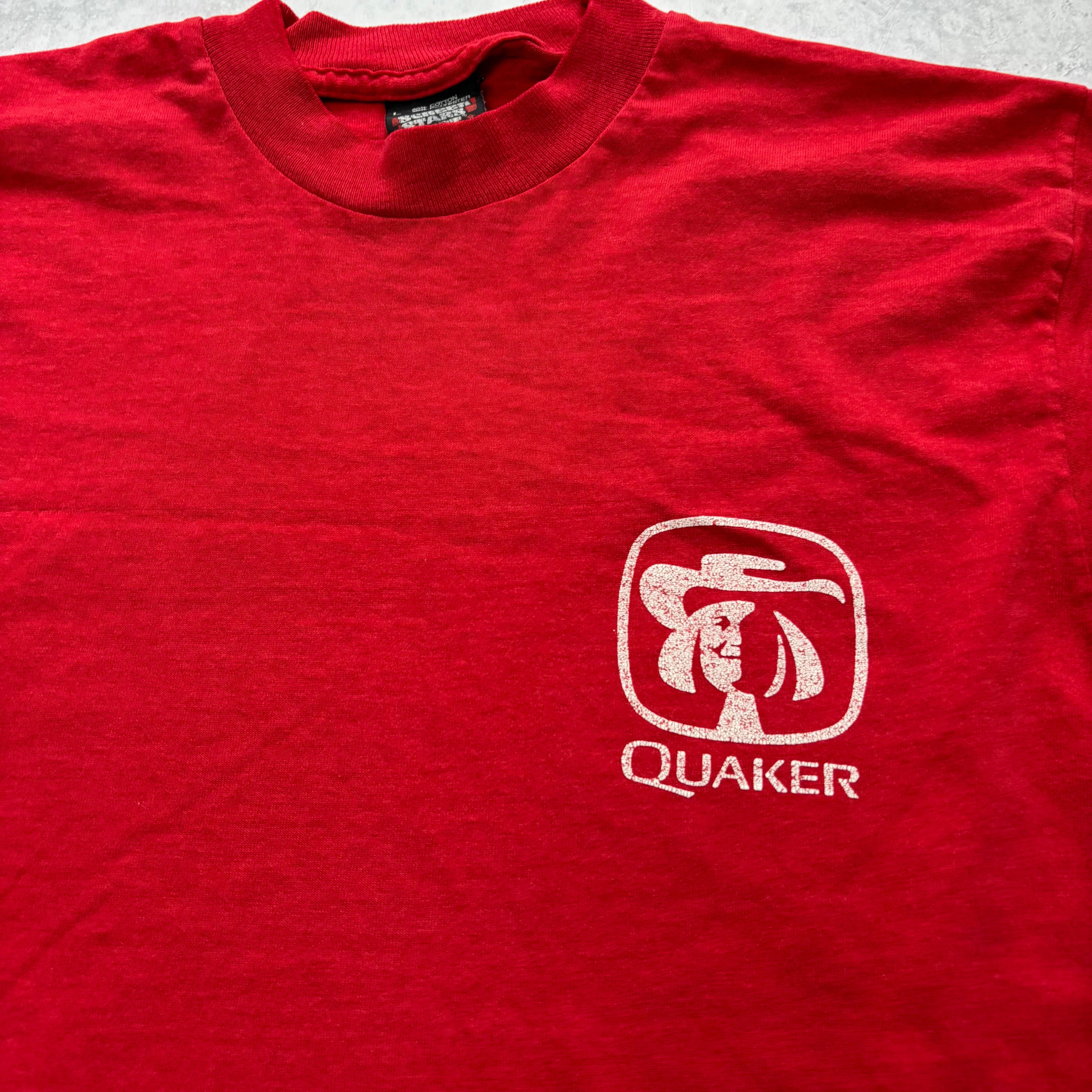 Vintage T Shirt Mens Medium Red Single Stitch Graphic Print 90s Screen Stars (E)