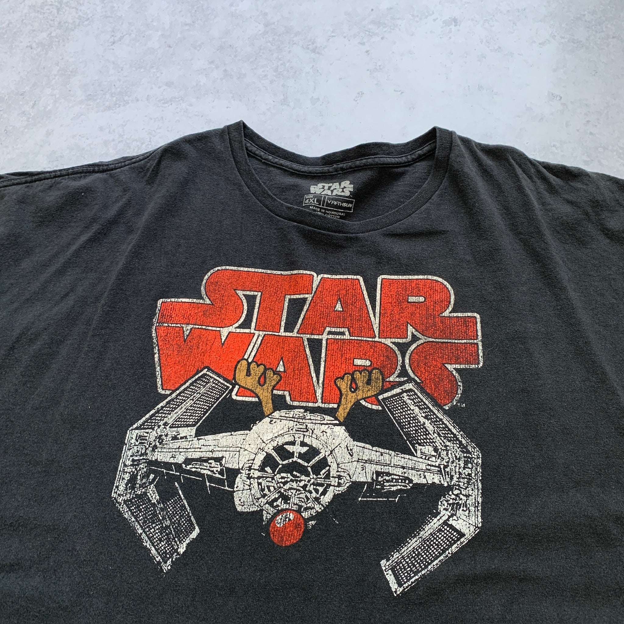 Star Wars T Shirt Mens 4XL Black Graphic Print