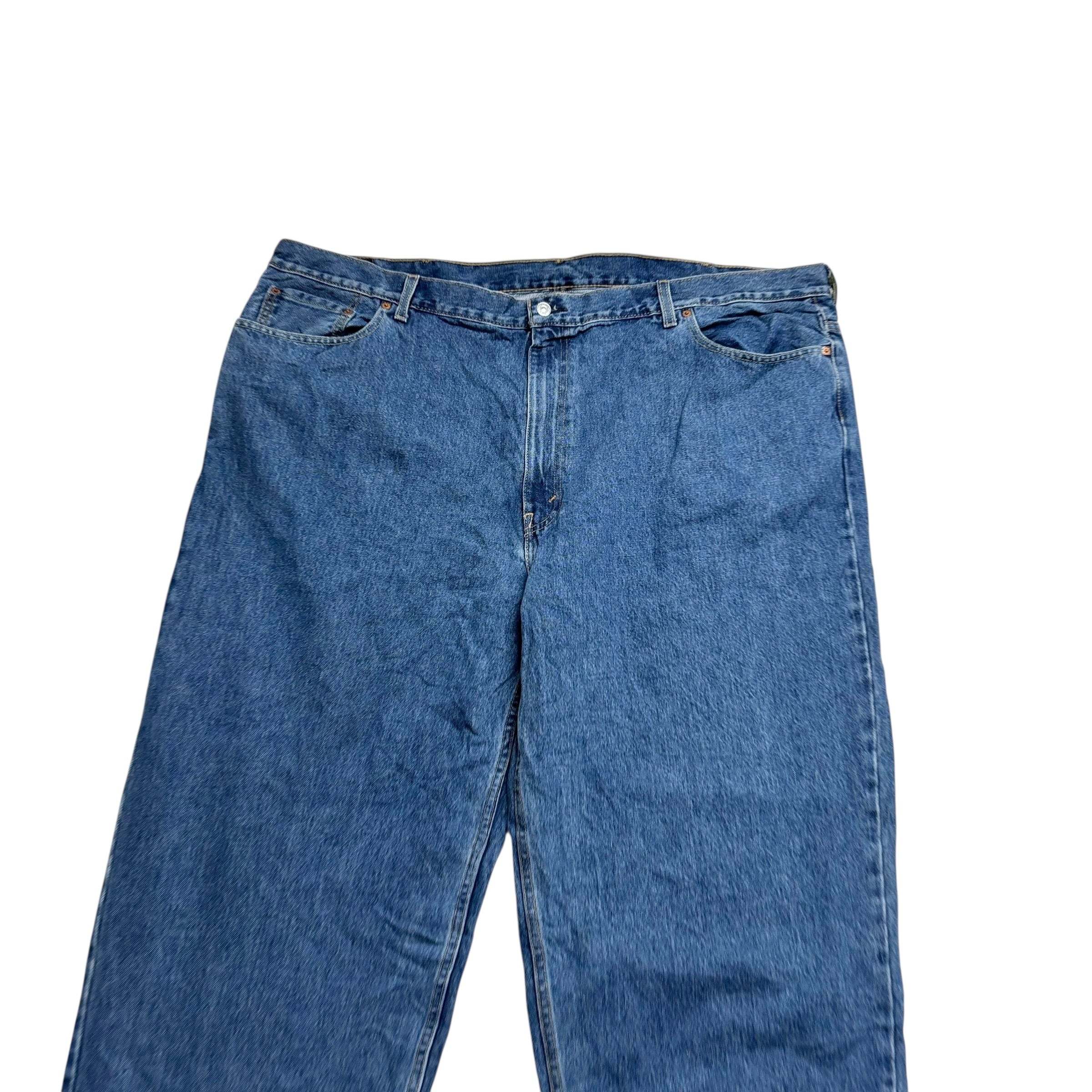 Levis 560 Jeans W50 L32 Mens Mid Blue Baggy Relaxed Comfort Fit Denim (E)