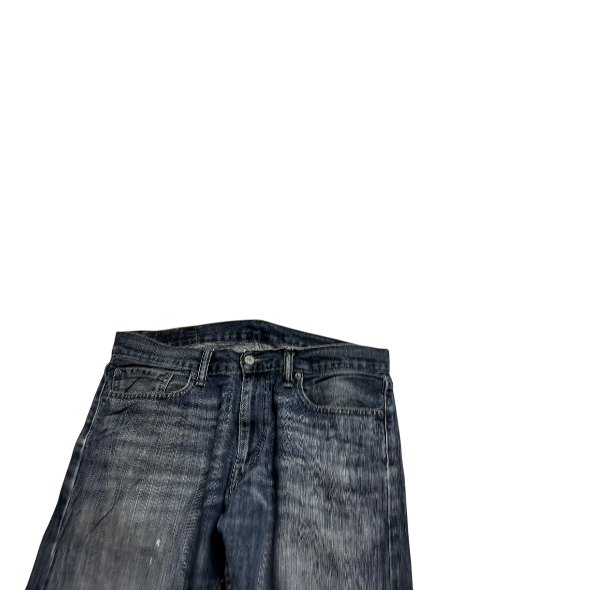 Levis 514 Jeans W34 L30 Mens Dark Blue Regular Straight Fit Denim (F)