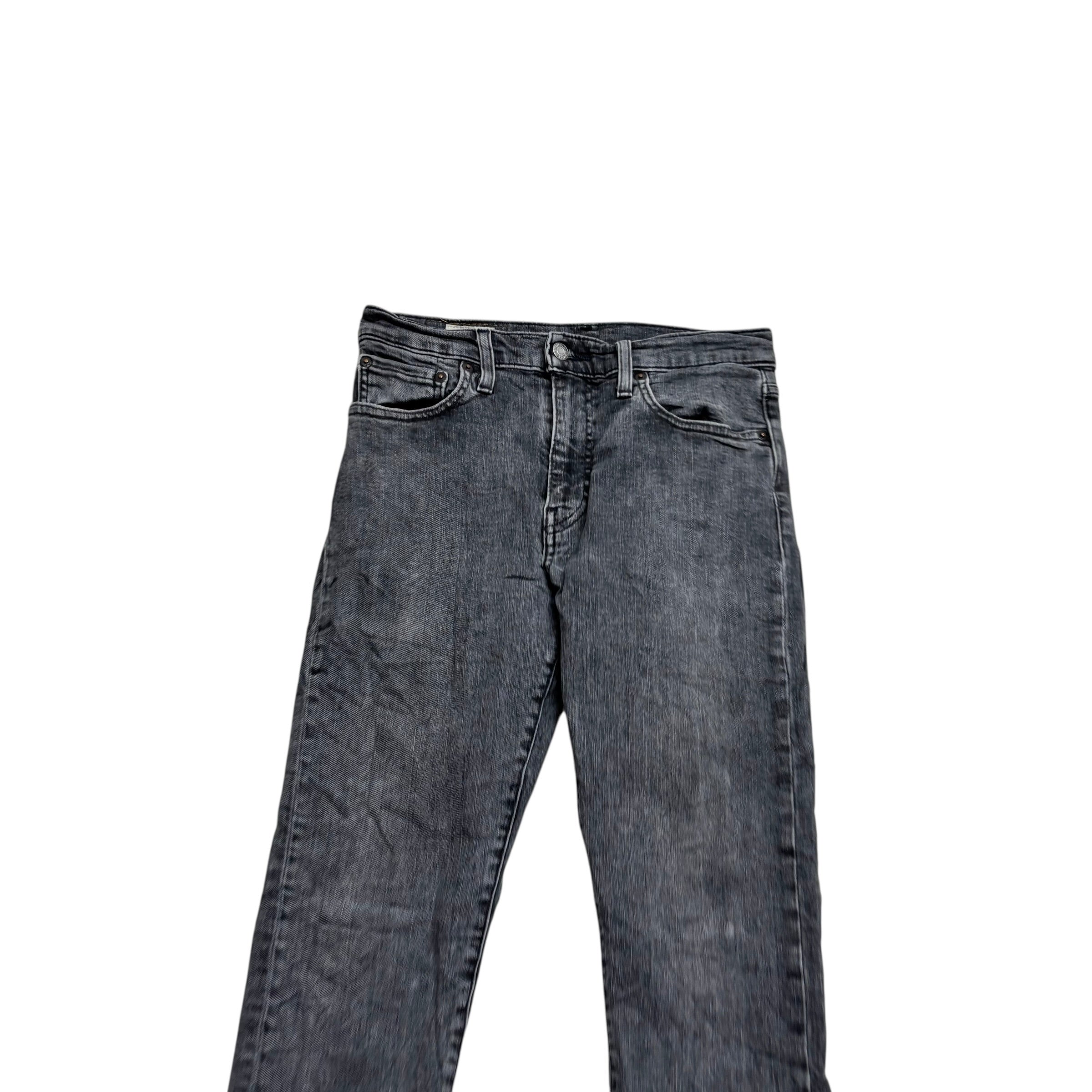 Levis 512 Jeans W29 L30 Mens Grey Slim Tapered Fit Stretch Premium Denim (E)