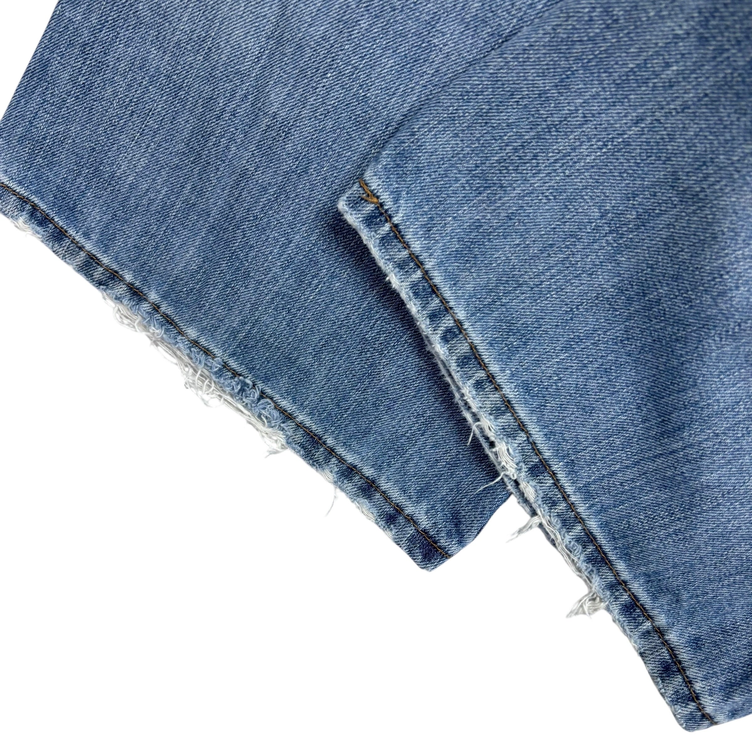 Levis 567 Jeans W34 L31 Mens Light Blue Baggy Relaxed Bootcut Fit Vintage (F)