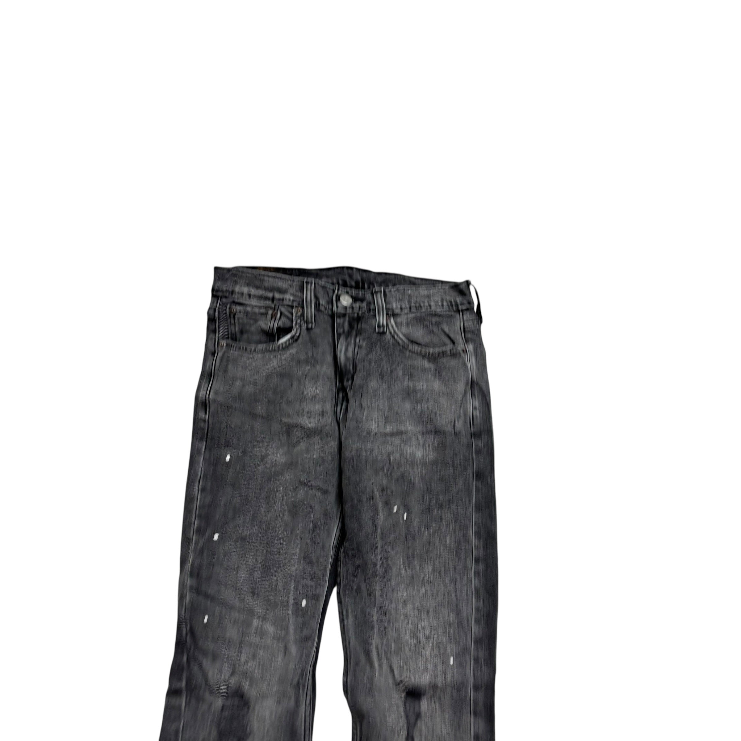 Levis 510 Jeans W28 L31 Mens Grey Skinny Fit Stretch Distressed Denim (F)