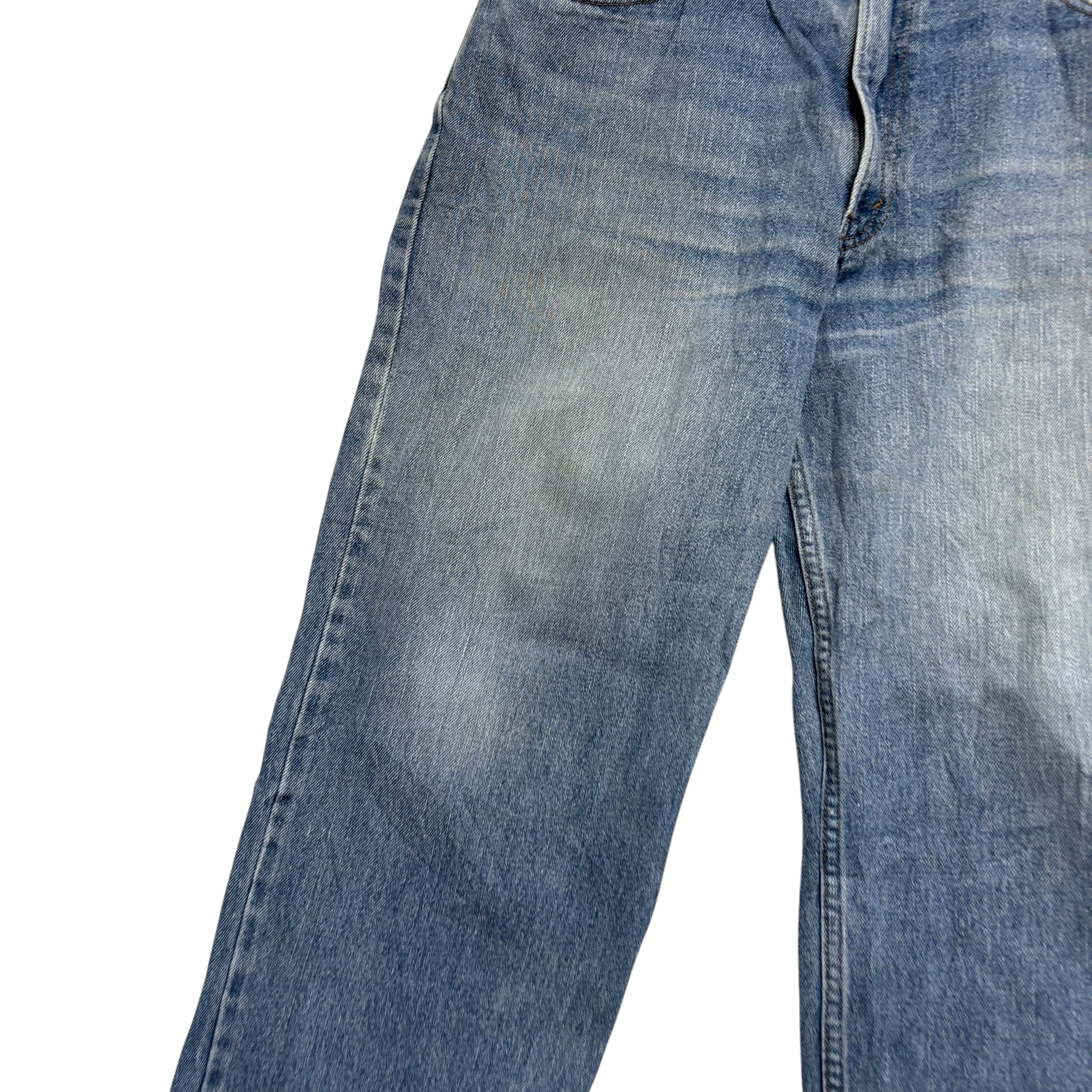 Levis 550 Jeans W38 L30 Mens Light Blue Relaxed Straight Fit Vintage Denim (F)
