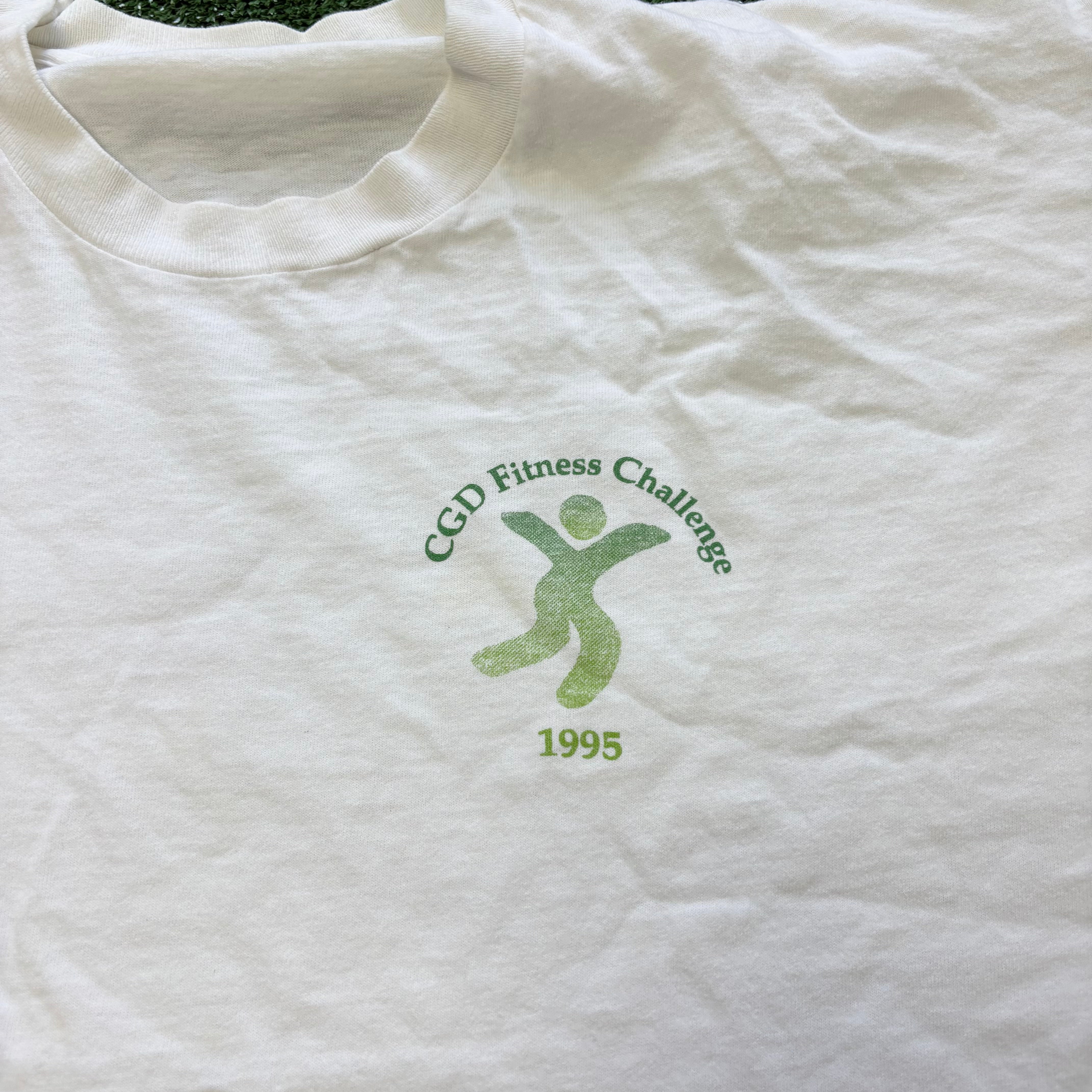 Vintage T Shirt Mens XL White Single Stitch Graphic Print 90s USA