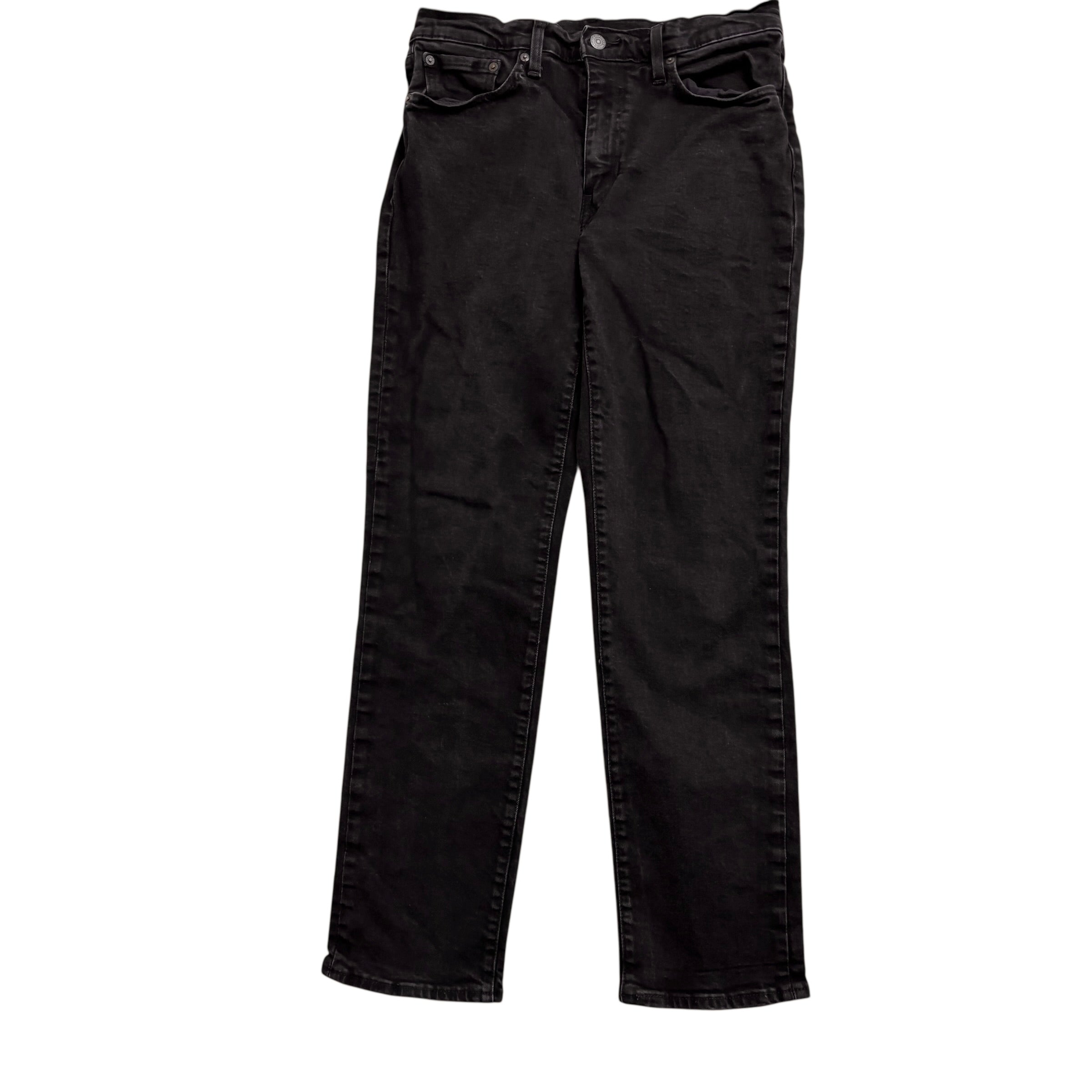 Levis 541 Jeans W31 L31 Mens Black Athletic Tapered Fit Stretch Premium Denim (E)