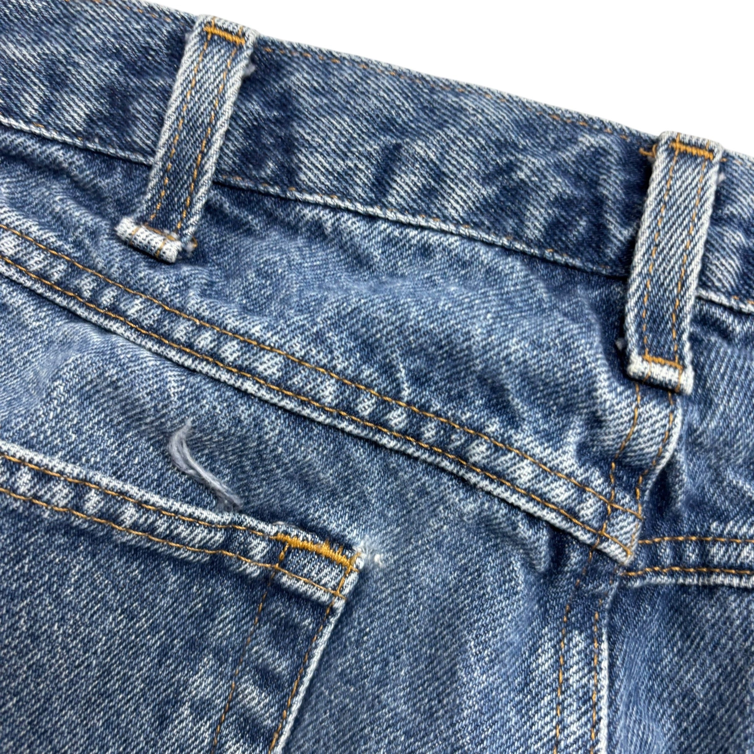 Wrangler Jeans W32 L30 Mens Mid Blue Regular Straight Fit Denim