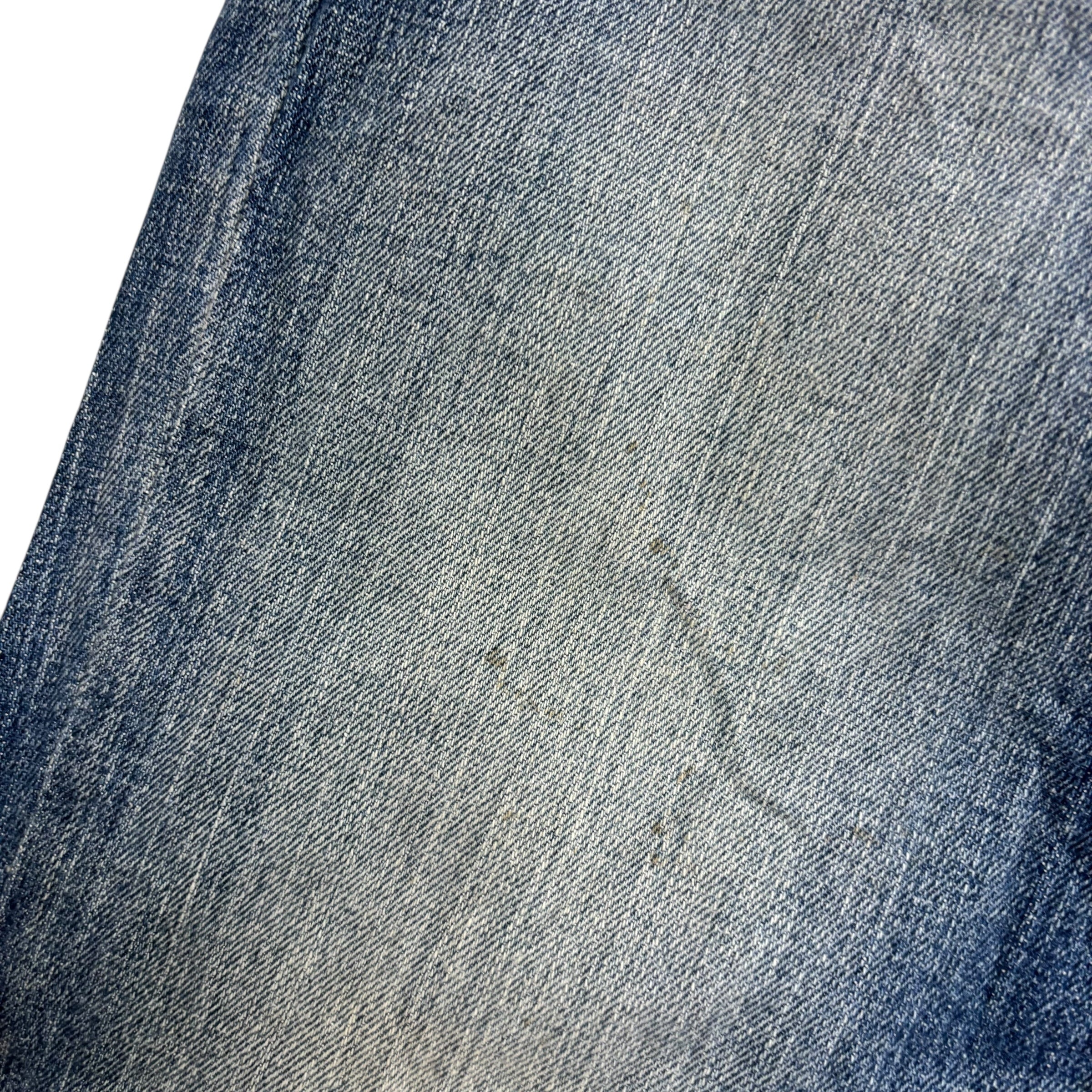 Levis 514 Jeans W32 L30 Mens Mid Blue Regular Straight Fit Stretch Denim