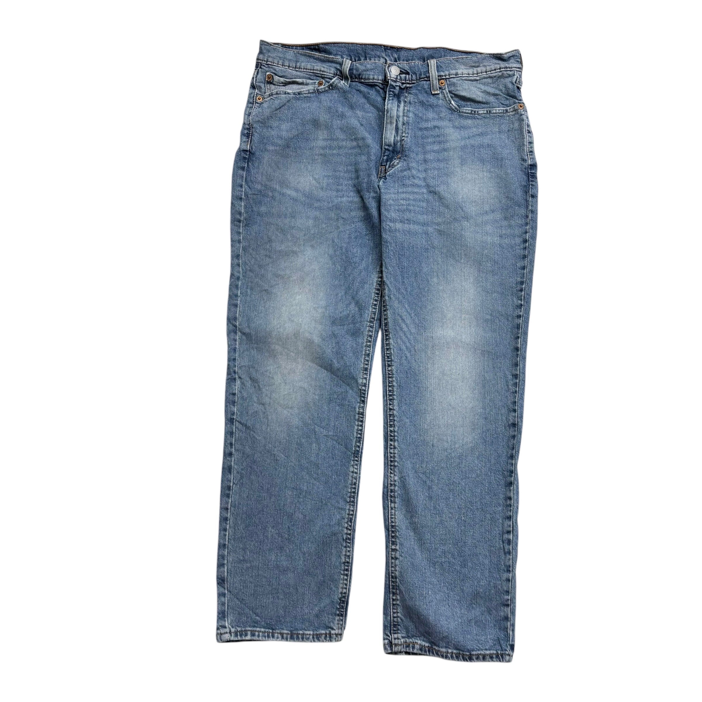 Levis 541 Jeans W36 L30 Mens Light Blue Athletic Tapered Fit Stretch Denim (E)