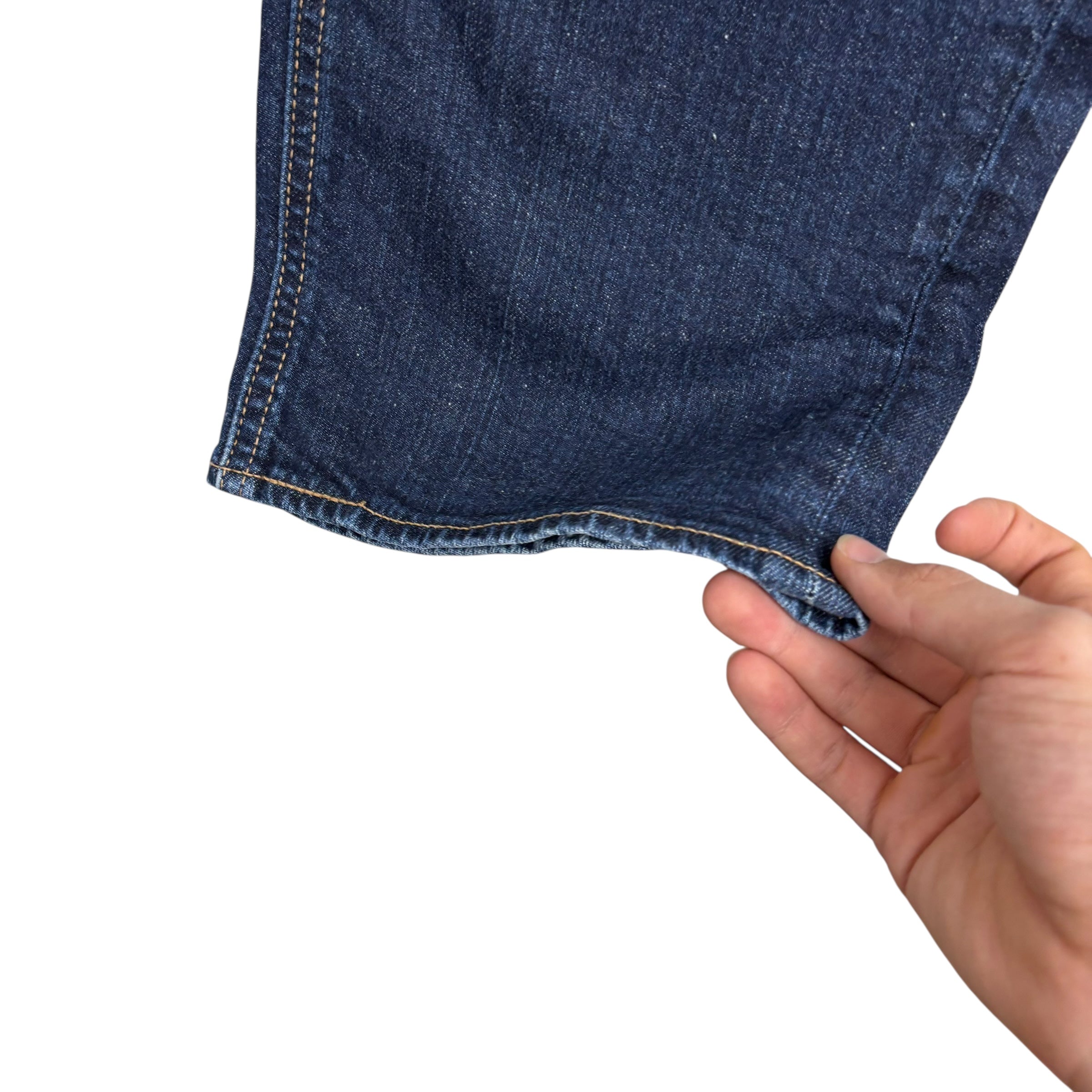 Levis 541 Jeans W40 L31 Mens Dark Blue Athletic Taper Fit Stretch Premium Denim