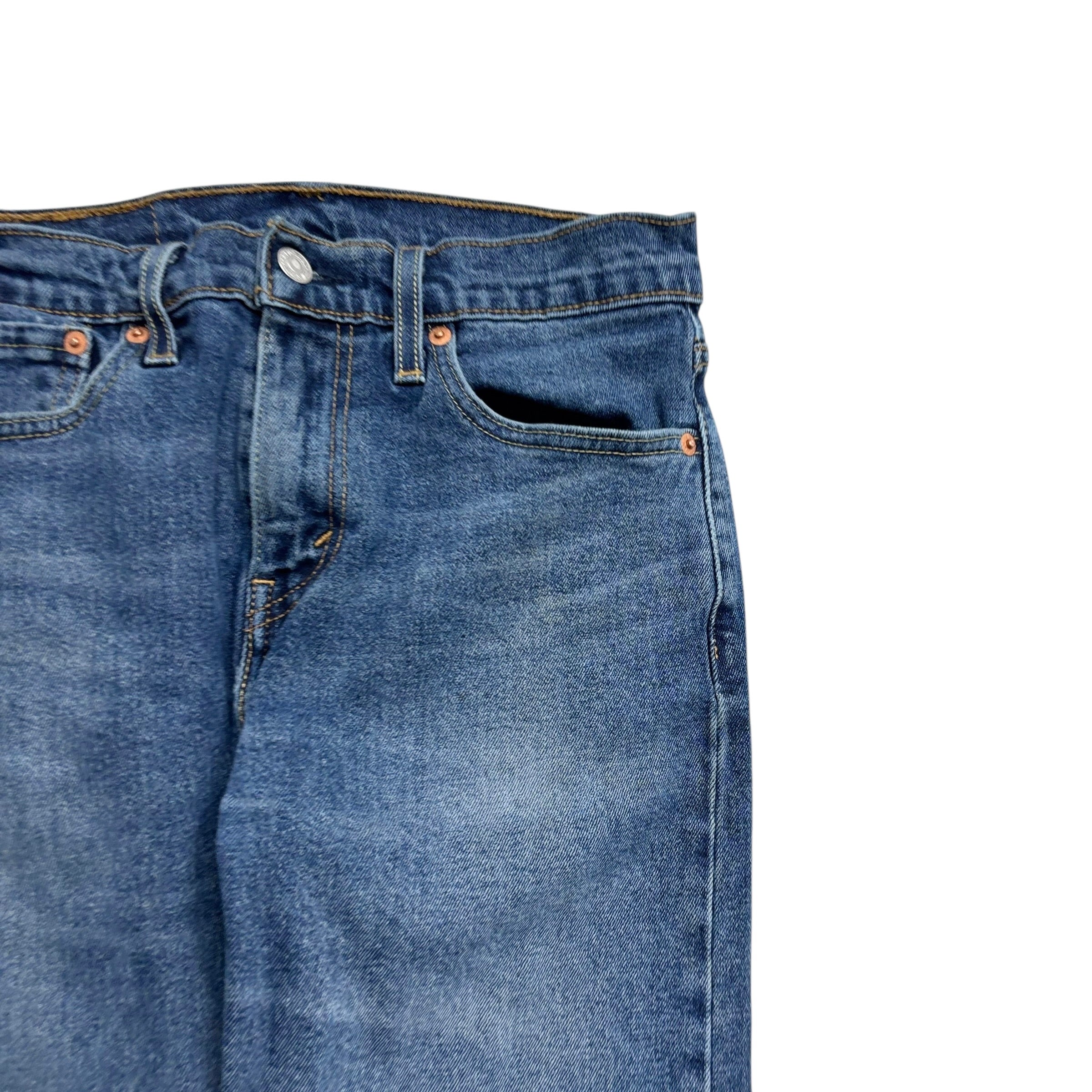 Levis 512 Jeans W28 L32 Mens Mid Blue Slim Tapered Fit Stretch Denim