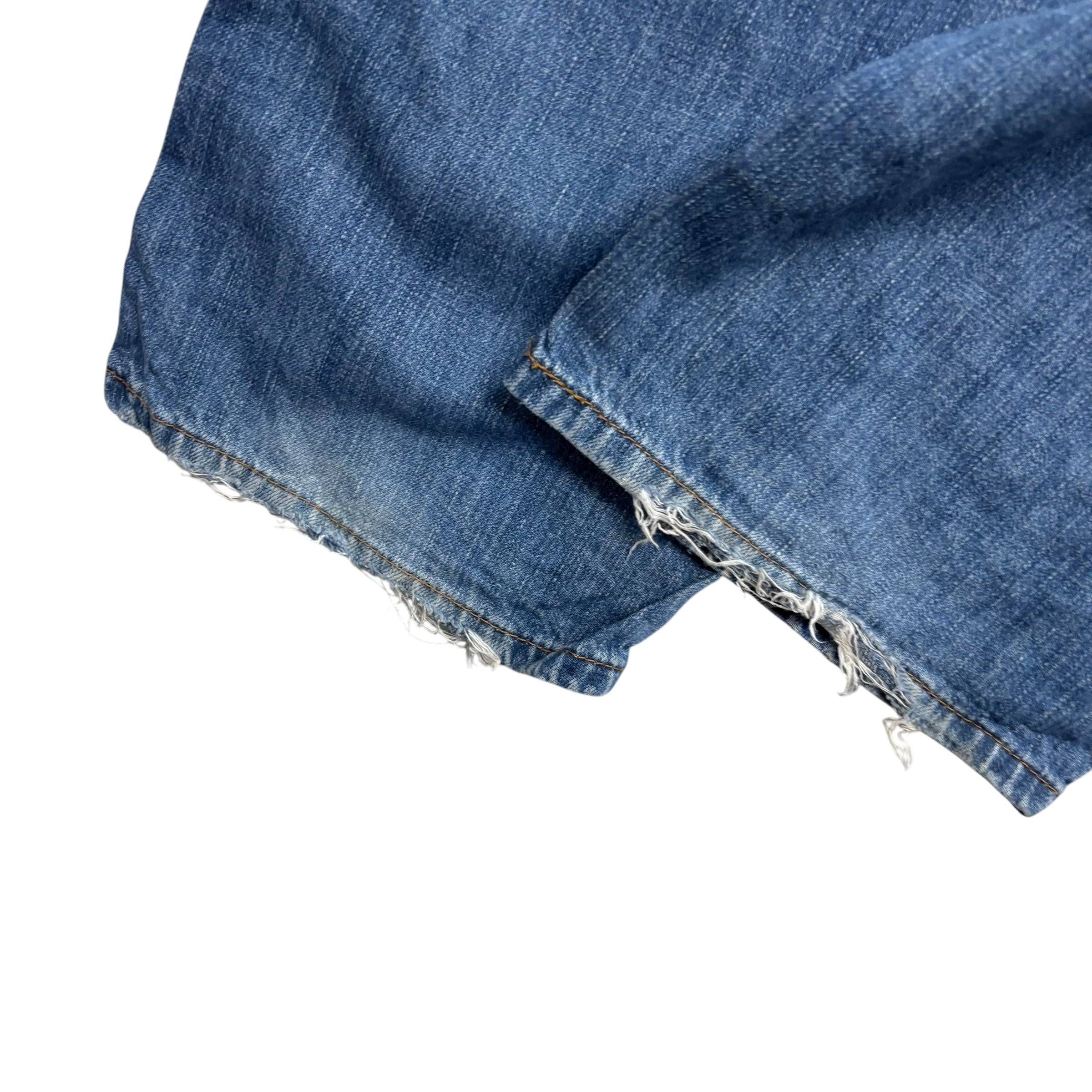 Levis 559 Jeans W34 L30 Mens Mid Blue Baggy Relaxed Straight Fit Denim (F)