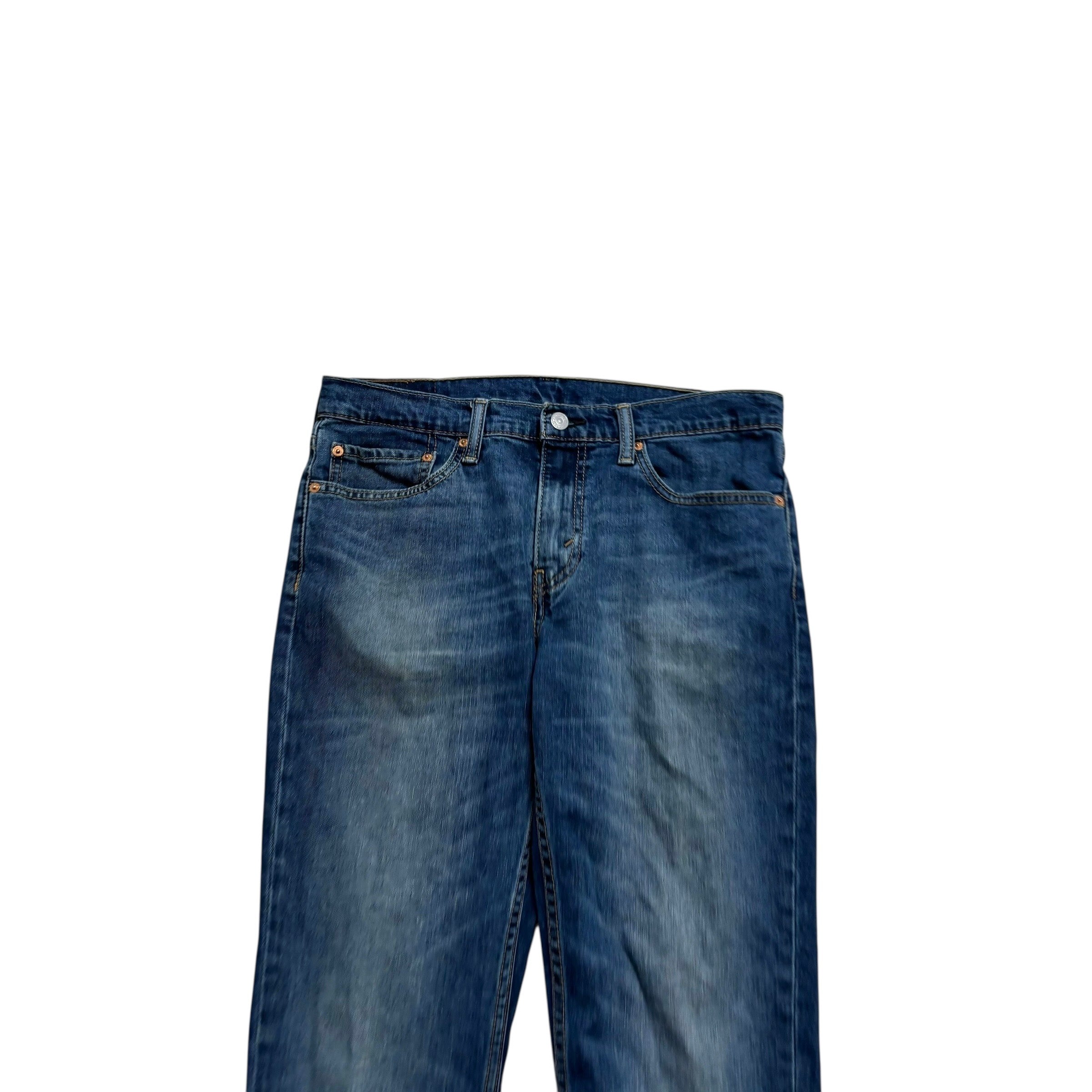 Levis 511 Jeans W33 L32 Mens Mid Blue Slim Fit Stretch Denim (F)