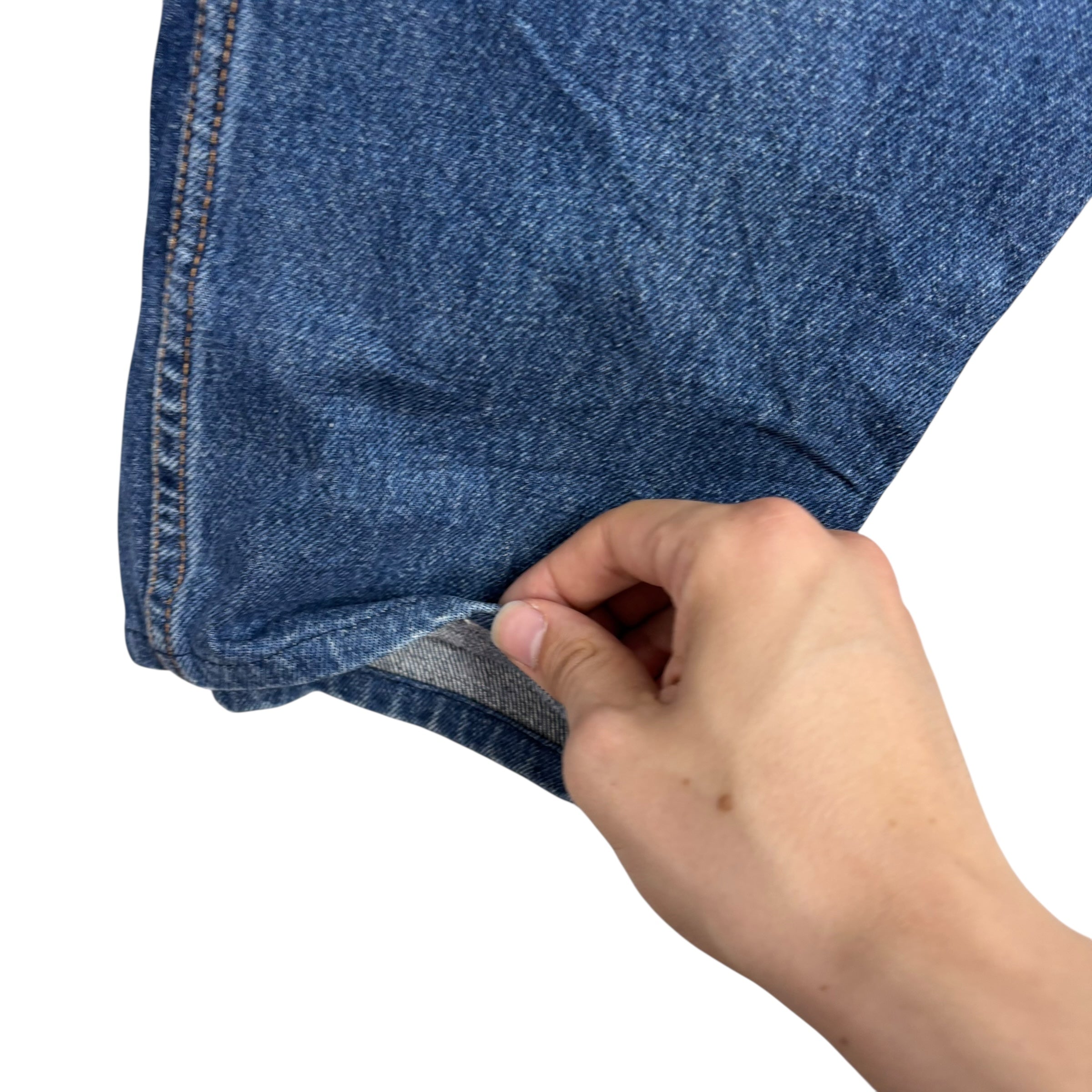 Levis 550 Jeans W32 L27 Womens Mid Blue Relaxed Taper Vintage USA Made