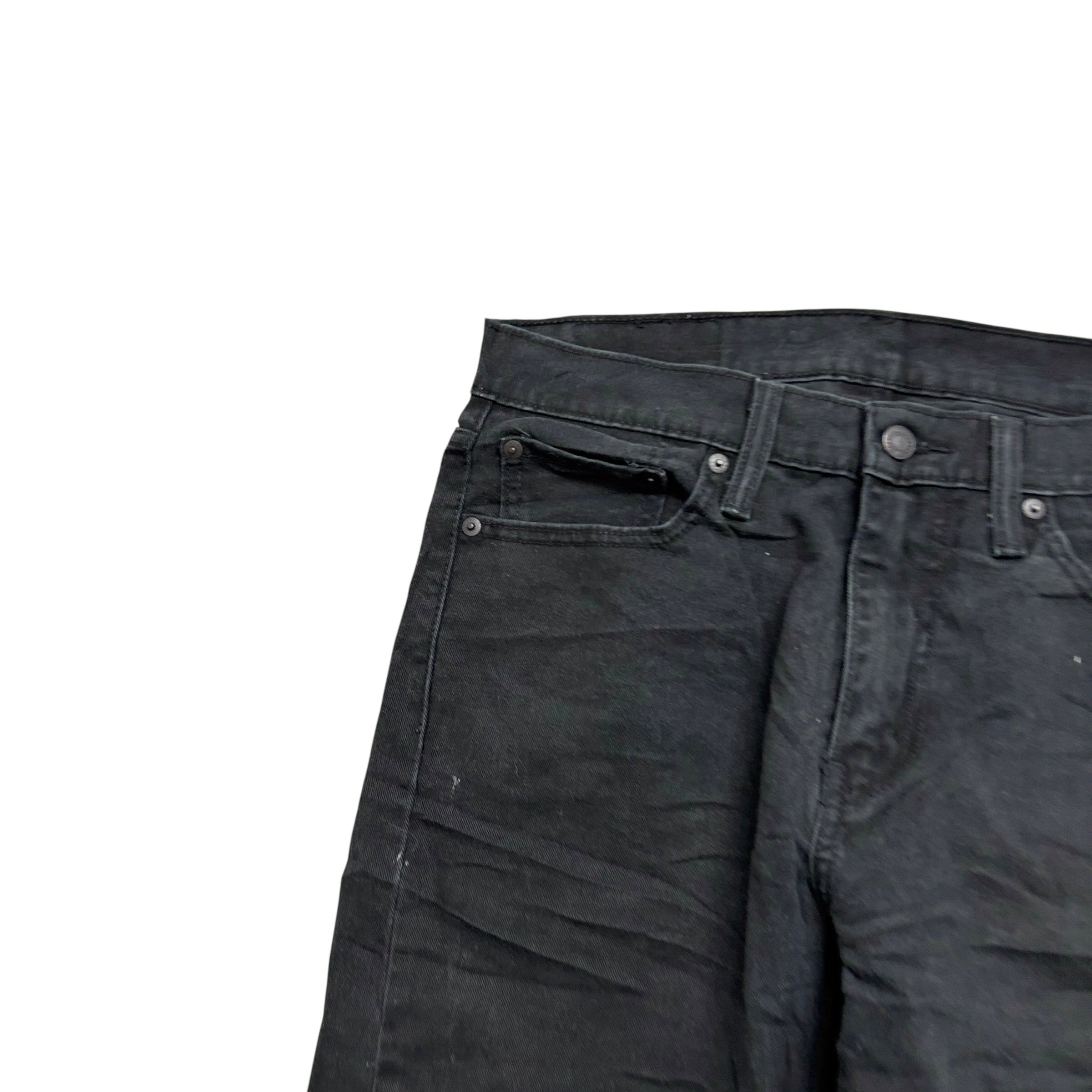 Levis 510 Jeans W32 L29 Mens Black Skinny Fit Stretch Denim