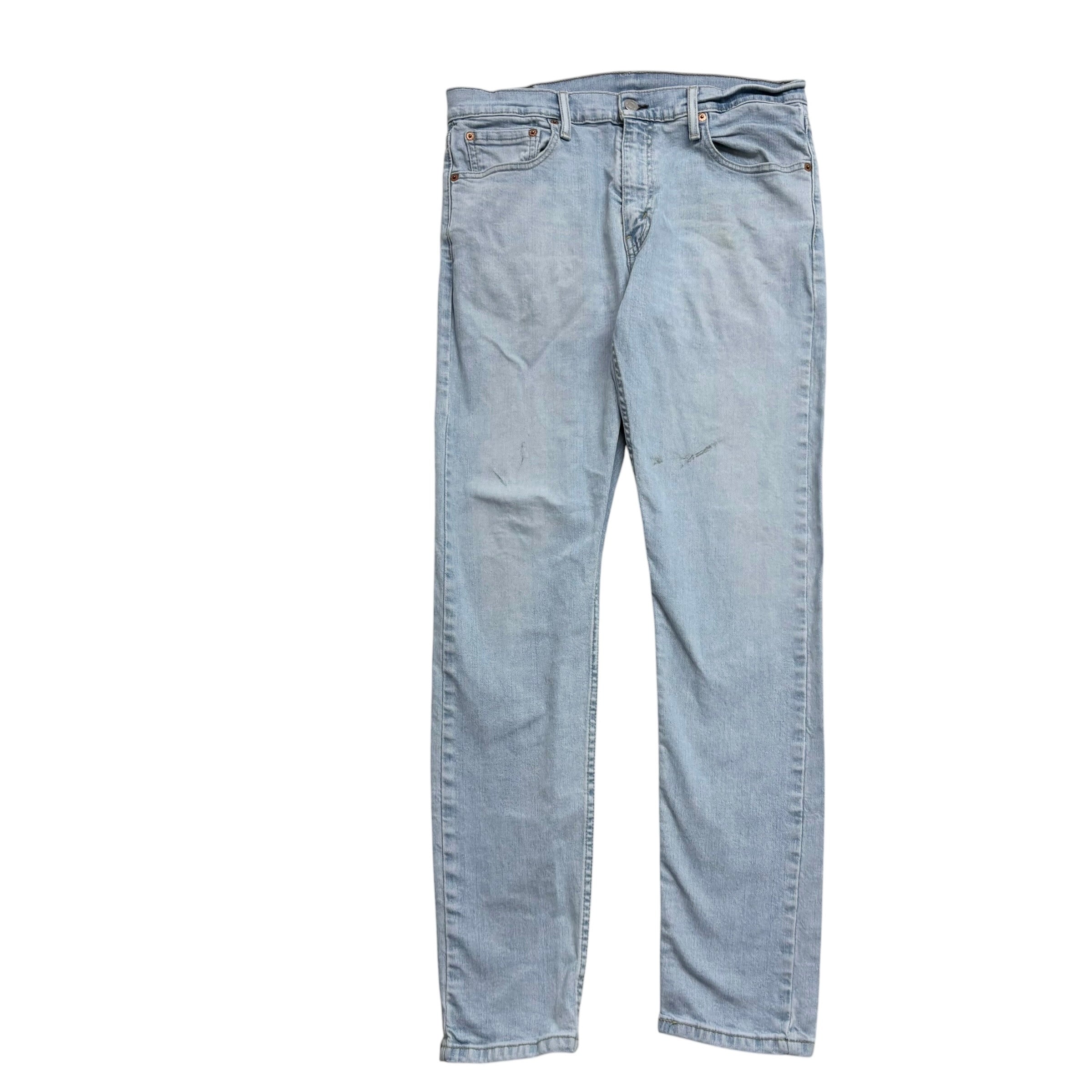 Levis 512 Jeans W32 L32 Mens Light Blue Slim Tapered Fit Stretch Denim (F)