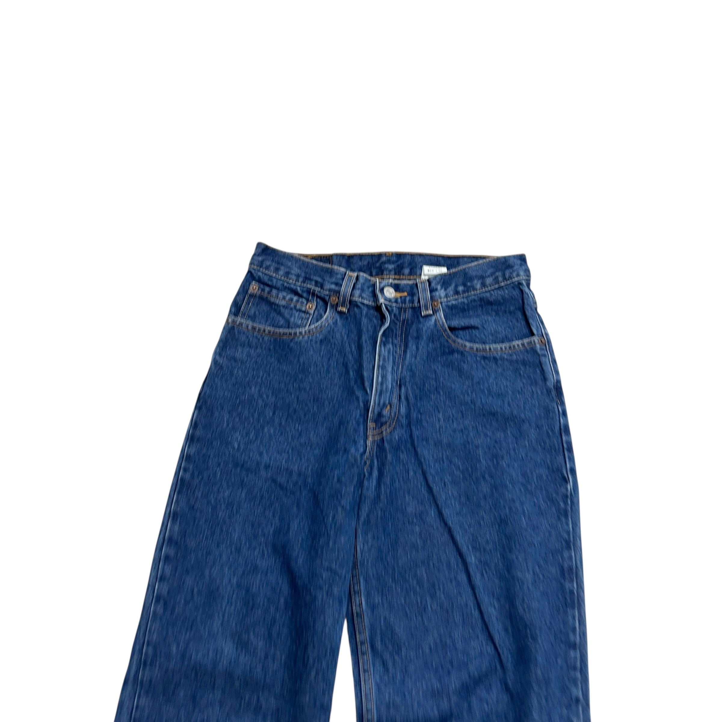Levis 550 Student Jeans W28 L30 Womens Relaxed Blue Vintage Denim (E)