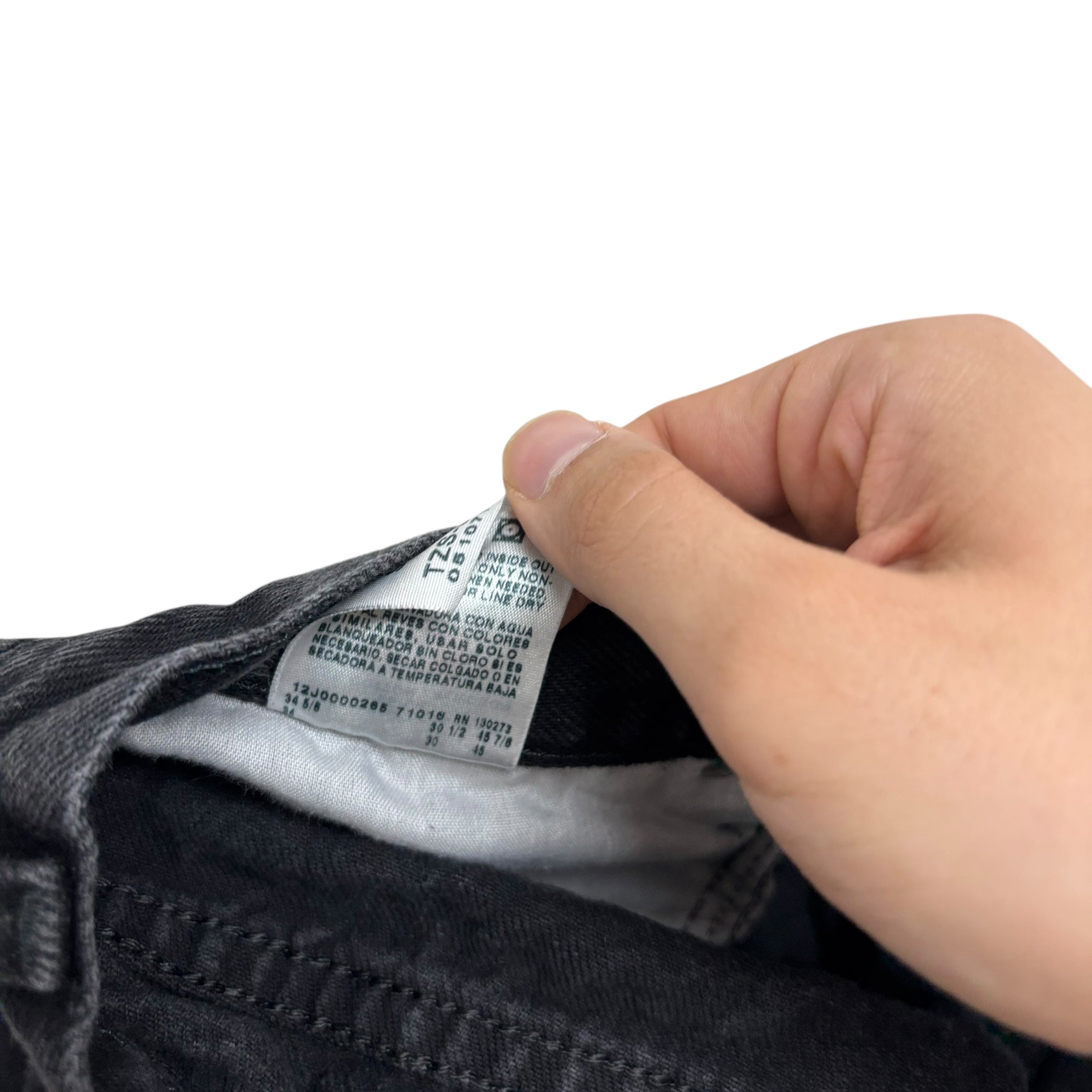 Wrangler Jeans W32 L30 Mens Black Relaxed Straight Fit Baggy Denim (E)