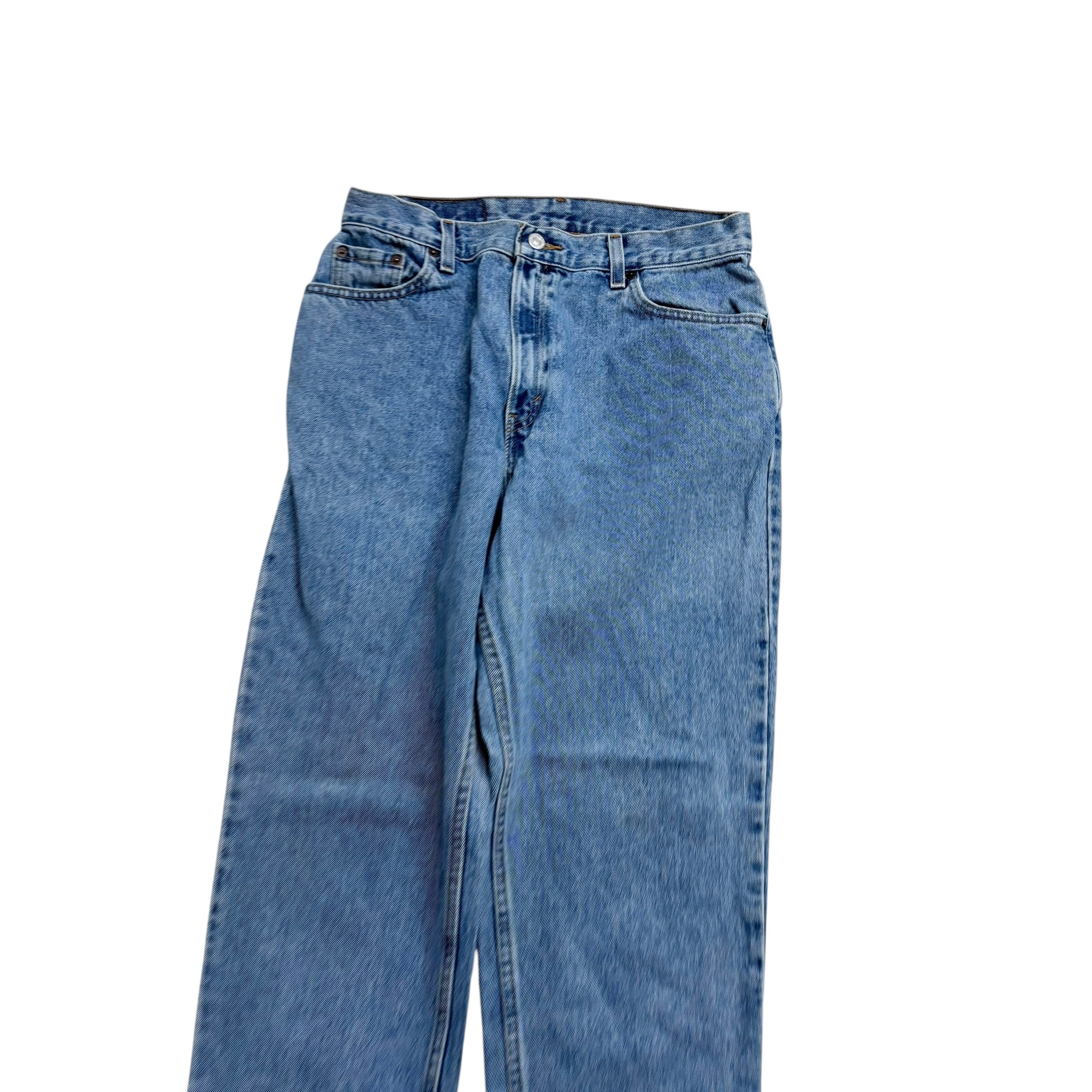 Levis 550 Jeans W29 L31 Womens Light Blue Relaxed Tapered Vintage Denim (E)