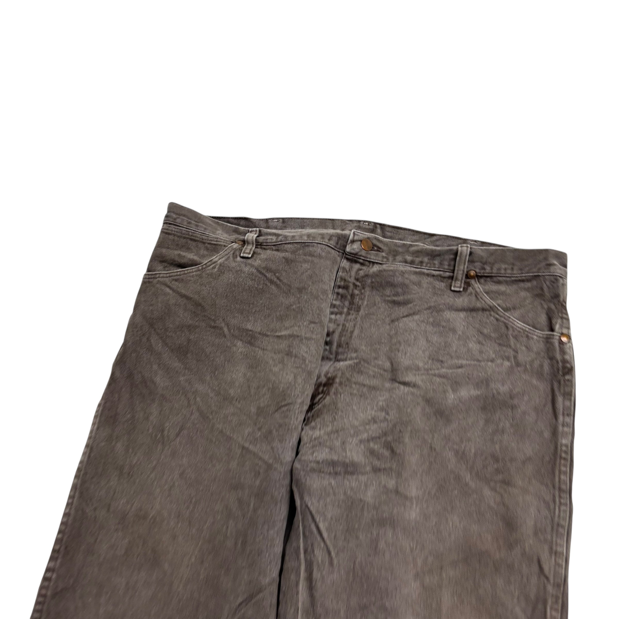 Wrangler Jeans Cowboy Cut W42 L32 Mens Brown 13MWZ USA Made Vintage