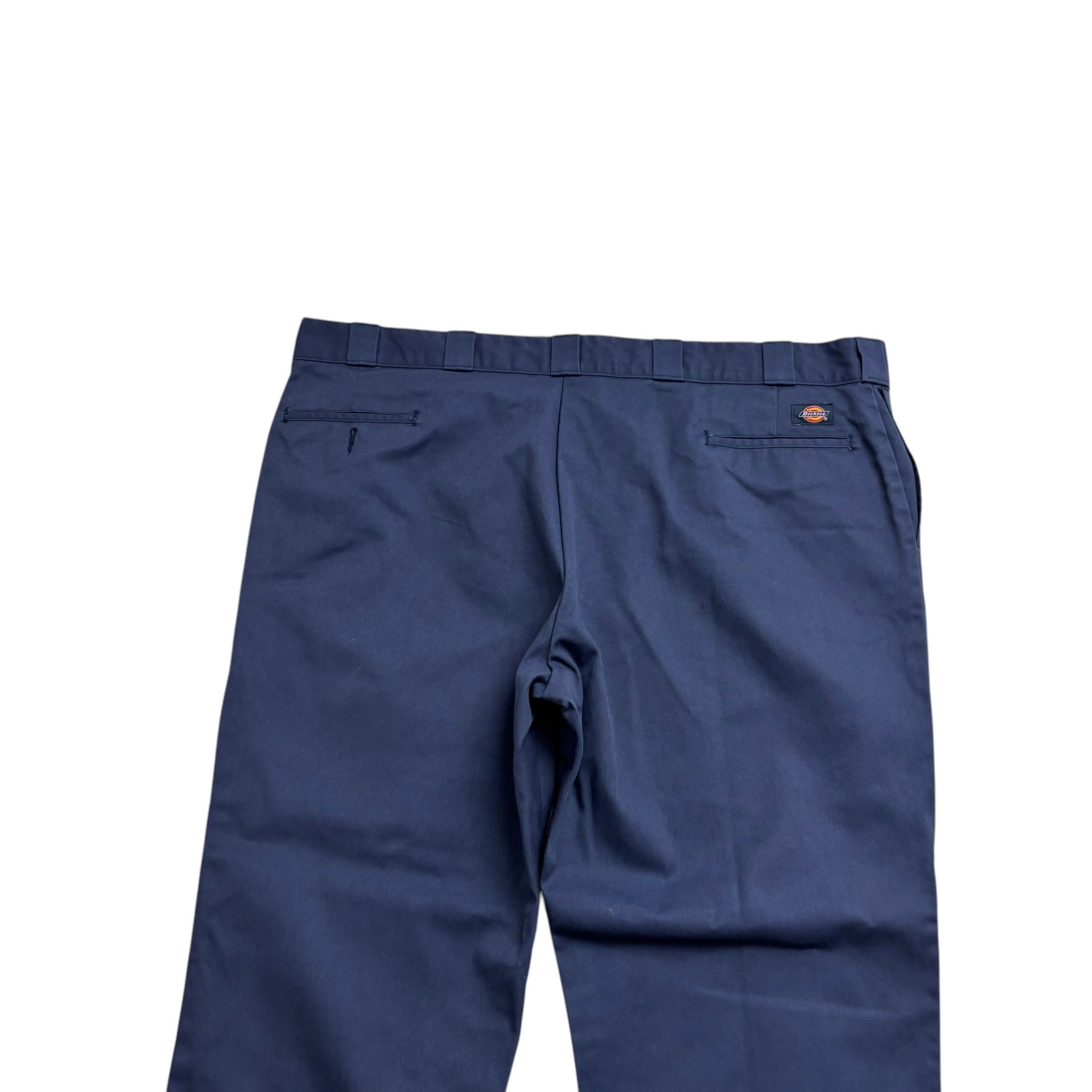 Dickies 874 Trousers W48 L30 Mens Blue Pants Original Straight Fit Workwear