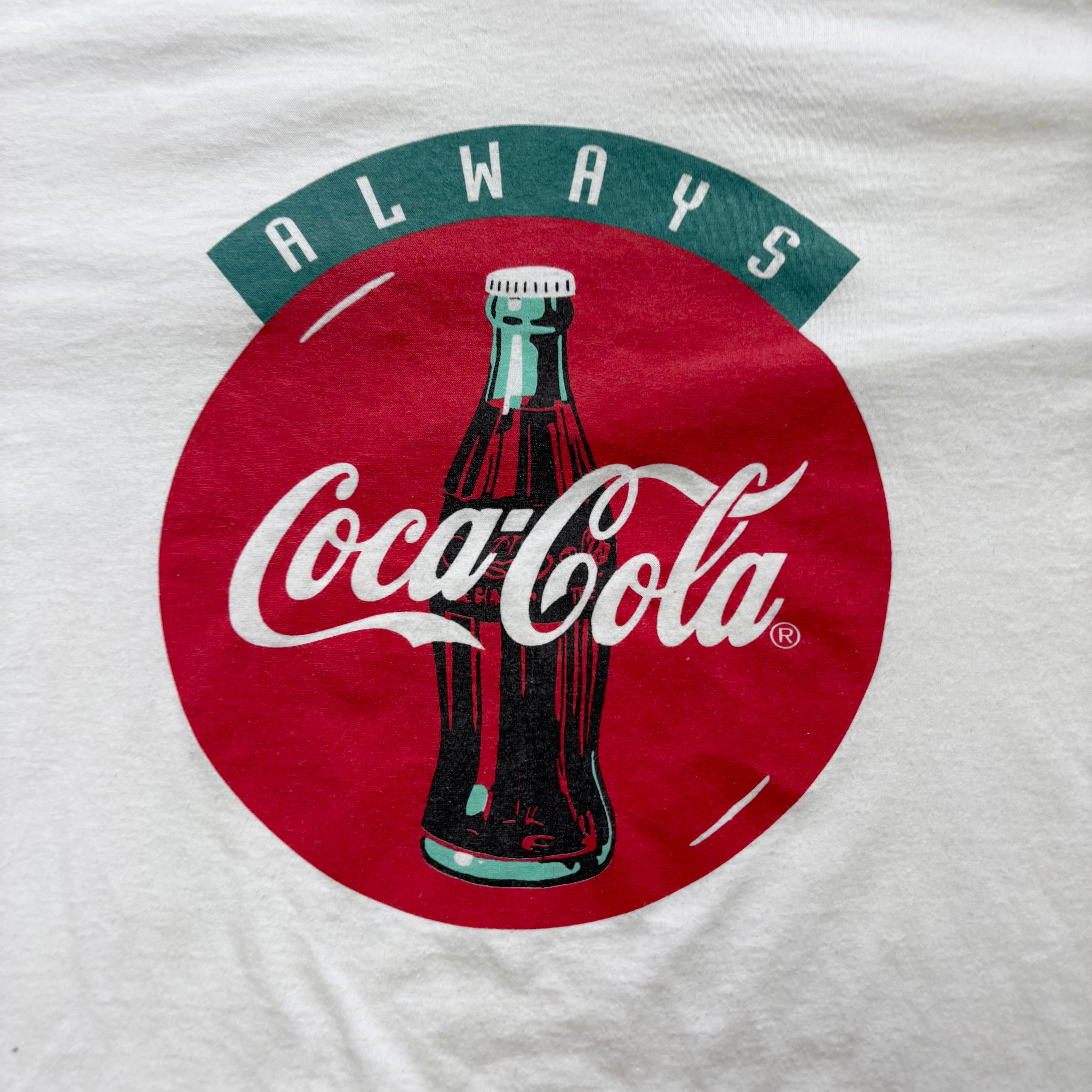Vintage T Shirt Mens Large White Single Stitch Graphic Print 90s