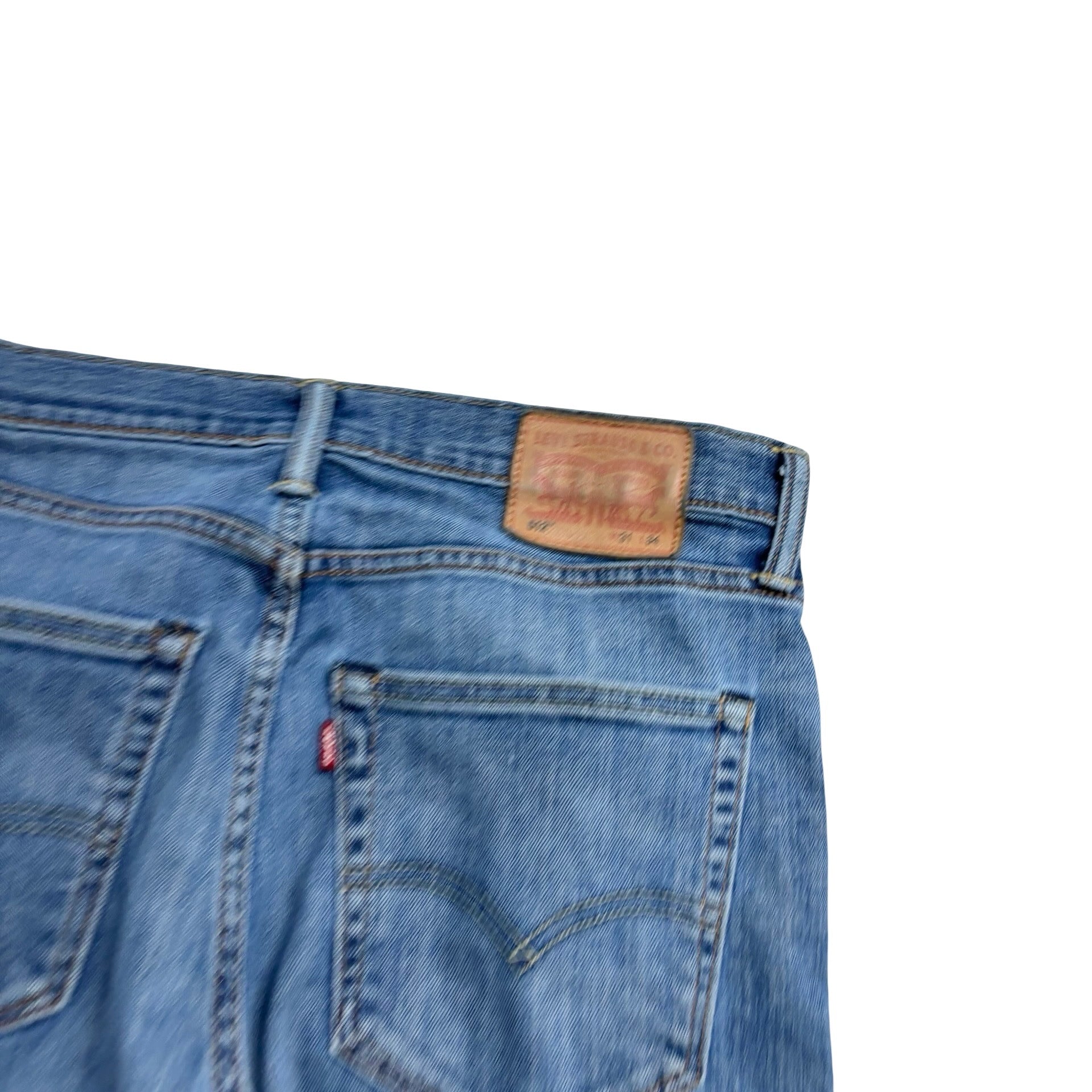 Levis 512 Jeans W31 L34 Mens Mid Blue Slim Tapered Fit Stretch Denim