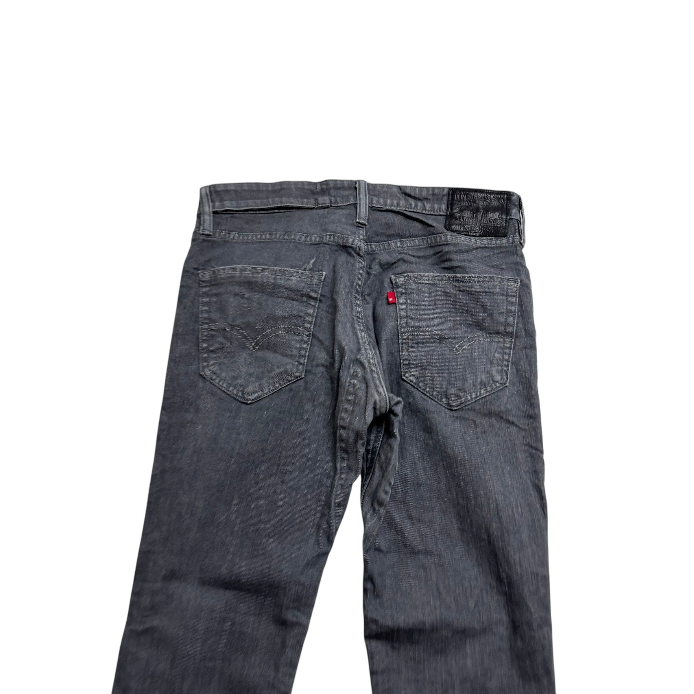 Levis 511 Commuter Jeans W33 L31 Mens Grey Slim Fit Stretch Denim (E)