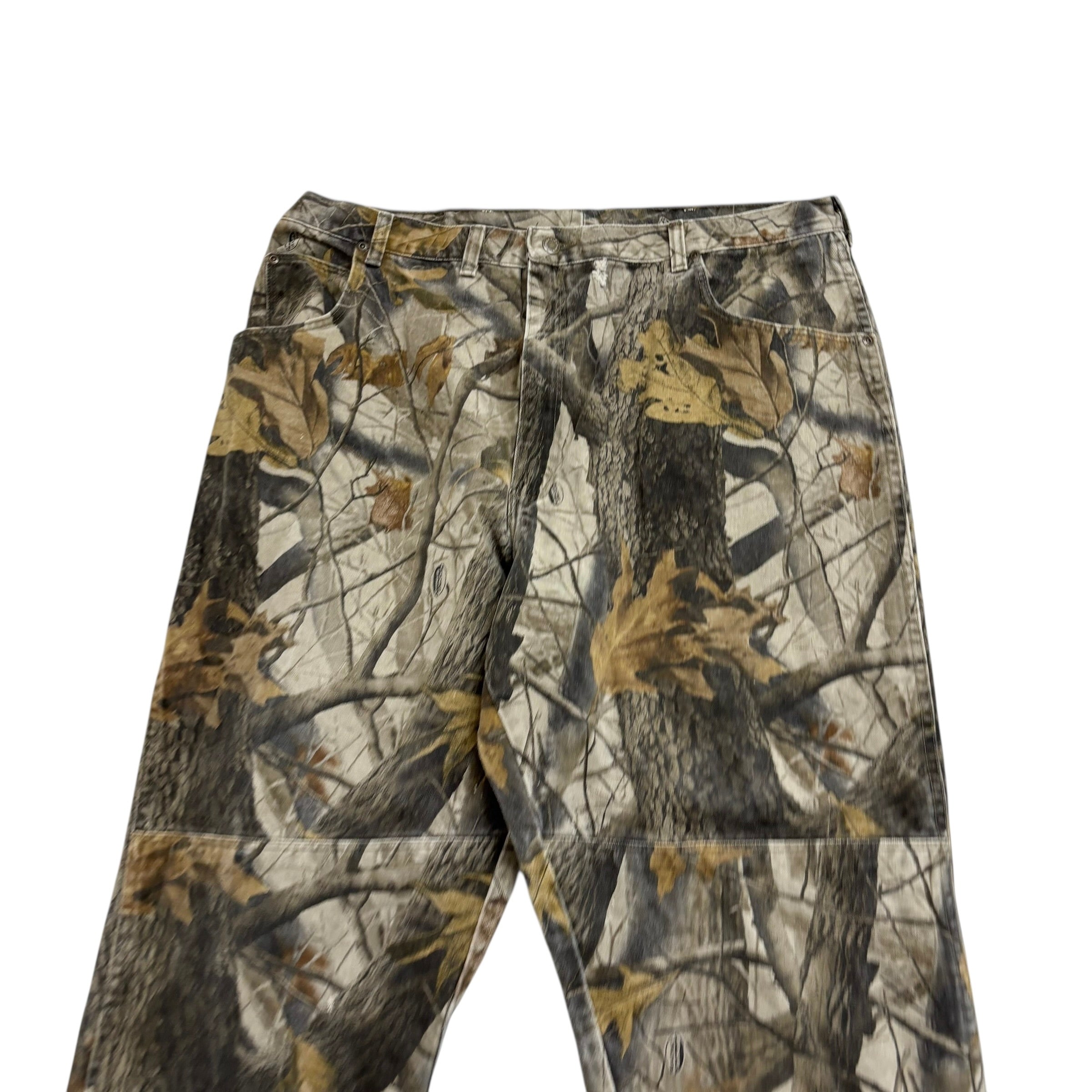 Wrangler RealTree Jeans W40 L30 Mens Double Knee Vintage Relaxed Fit (F)