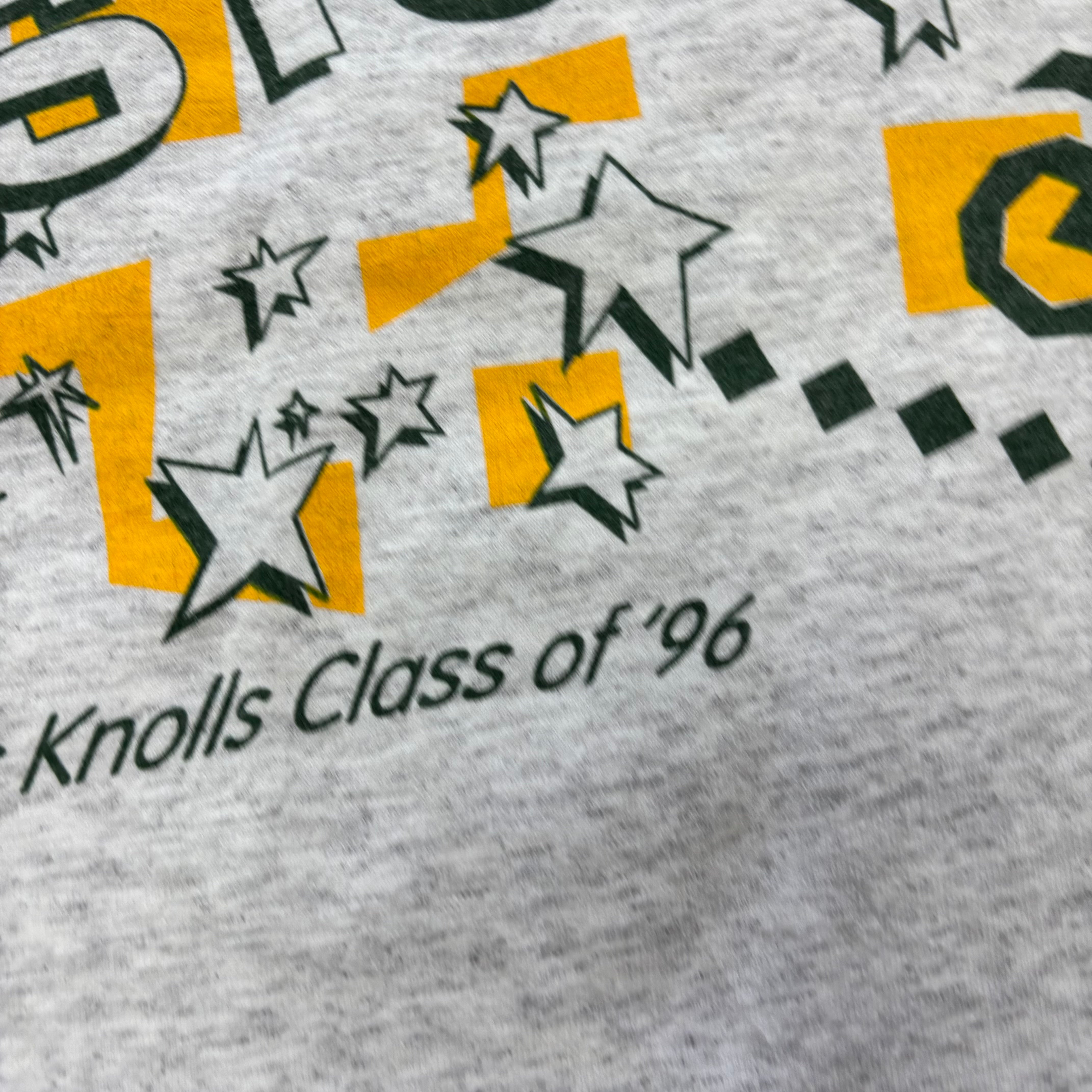 Vintage T Shirt Mens XL Grey Single Stitch Graphic Print 90s USA (E)