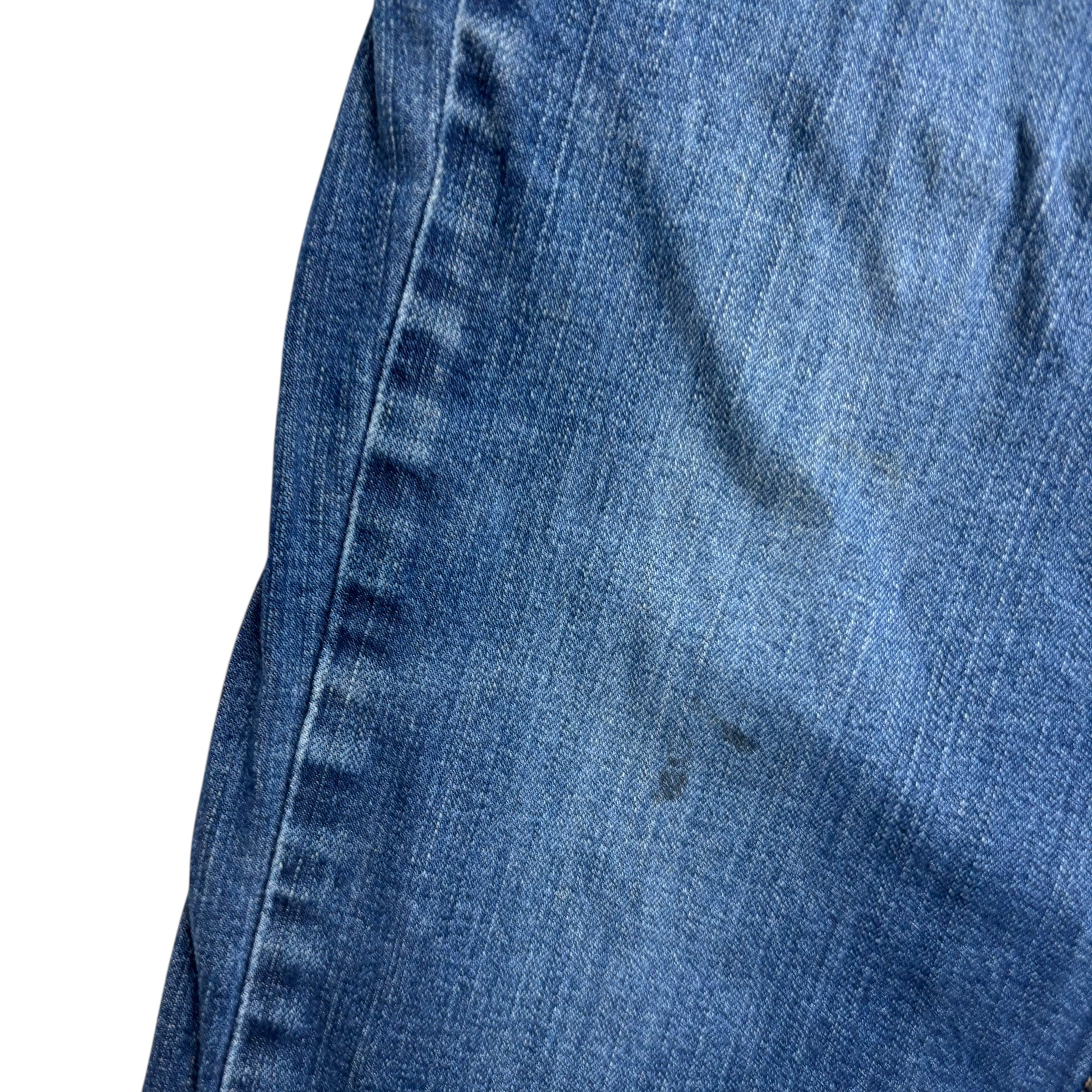 Levis 514 Jeans W31 L30 Mens Mid Blue Regular Straight Fit Stretch Denim (F)