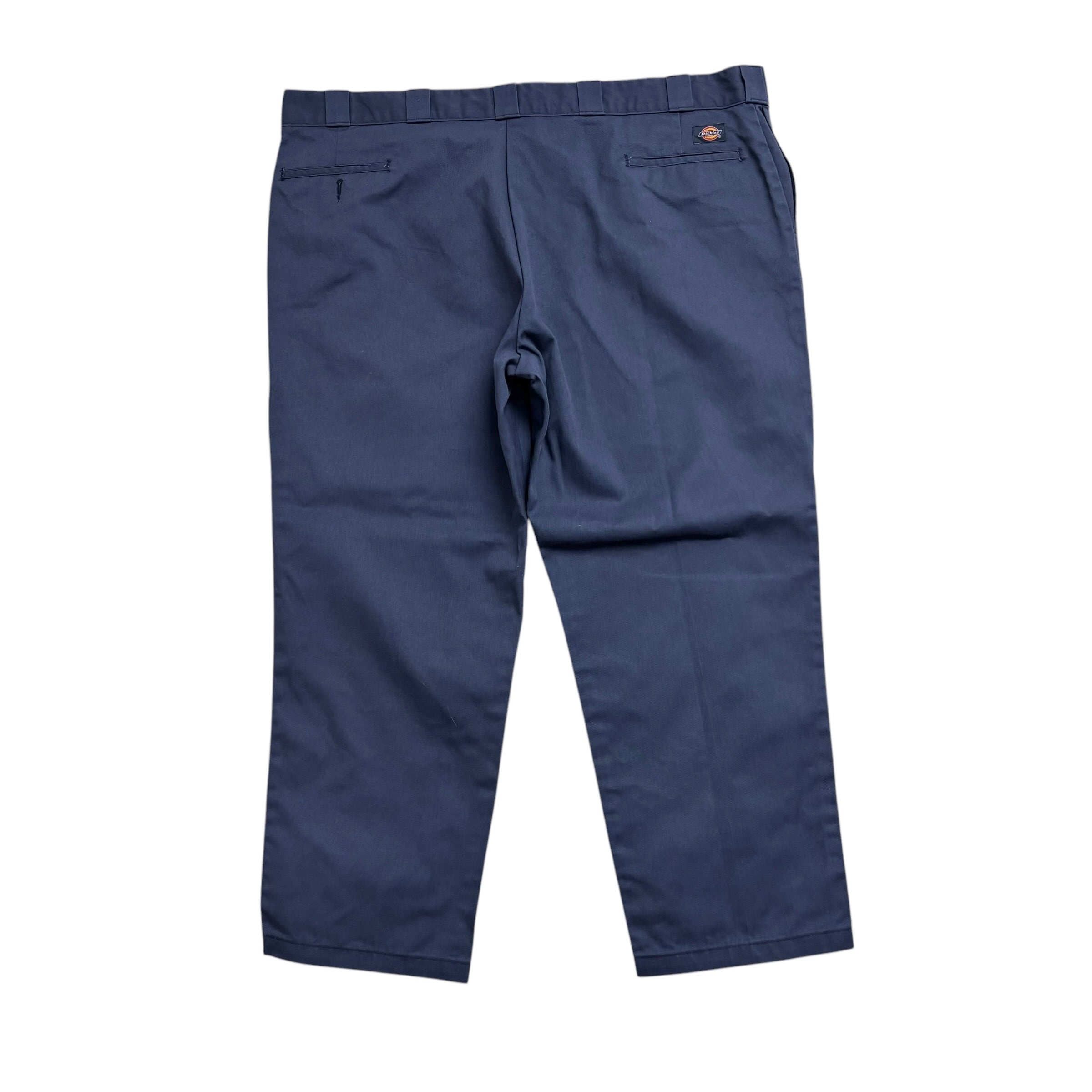 Dickies 874 Trousers W48 L30 Mens Blue Pants Original Straight Fit Workwear