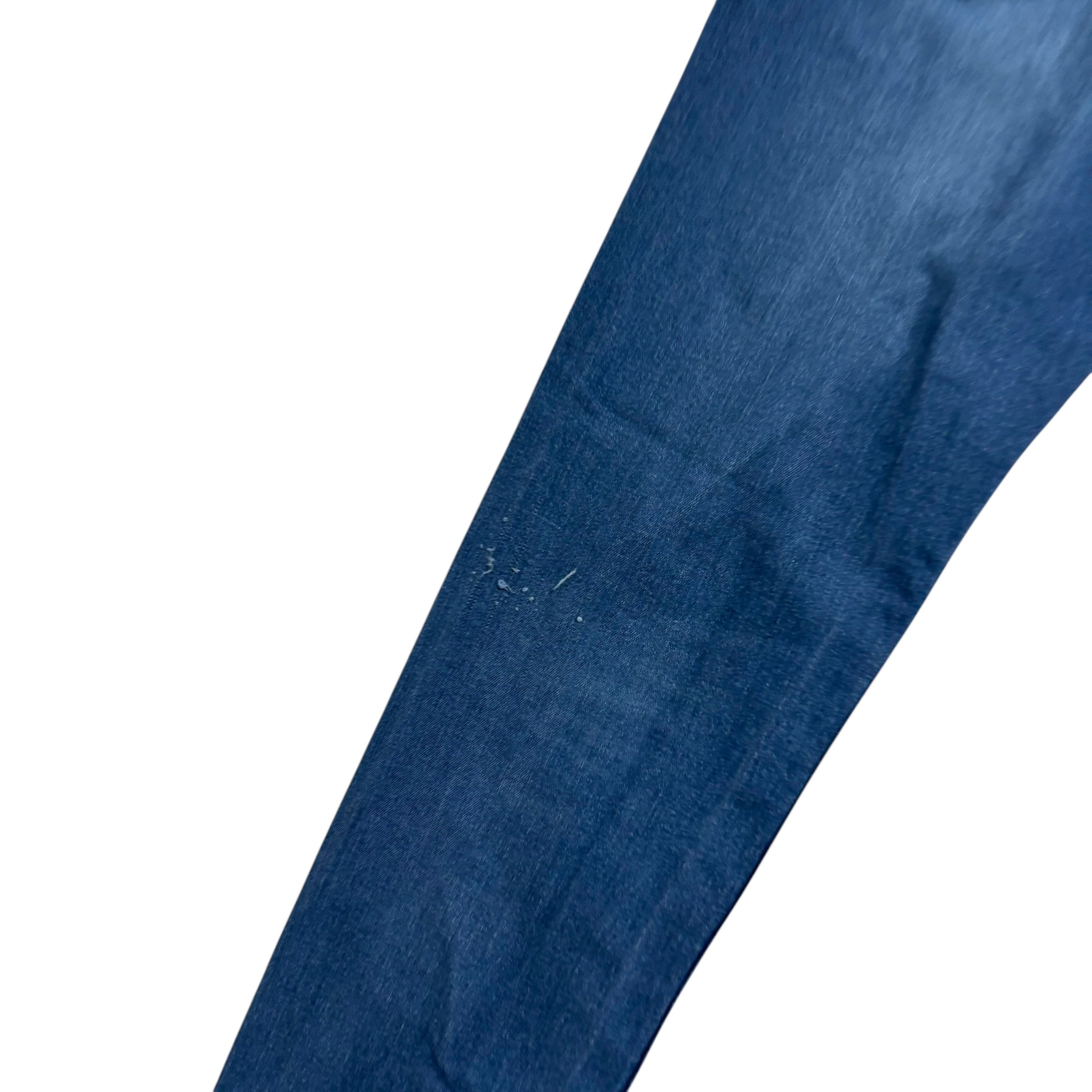 Levis 505 Jeans W33 L34 Mens Blue Regular Straight Fit Stretch Denim (F)