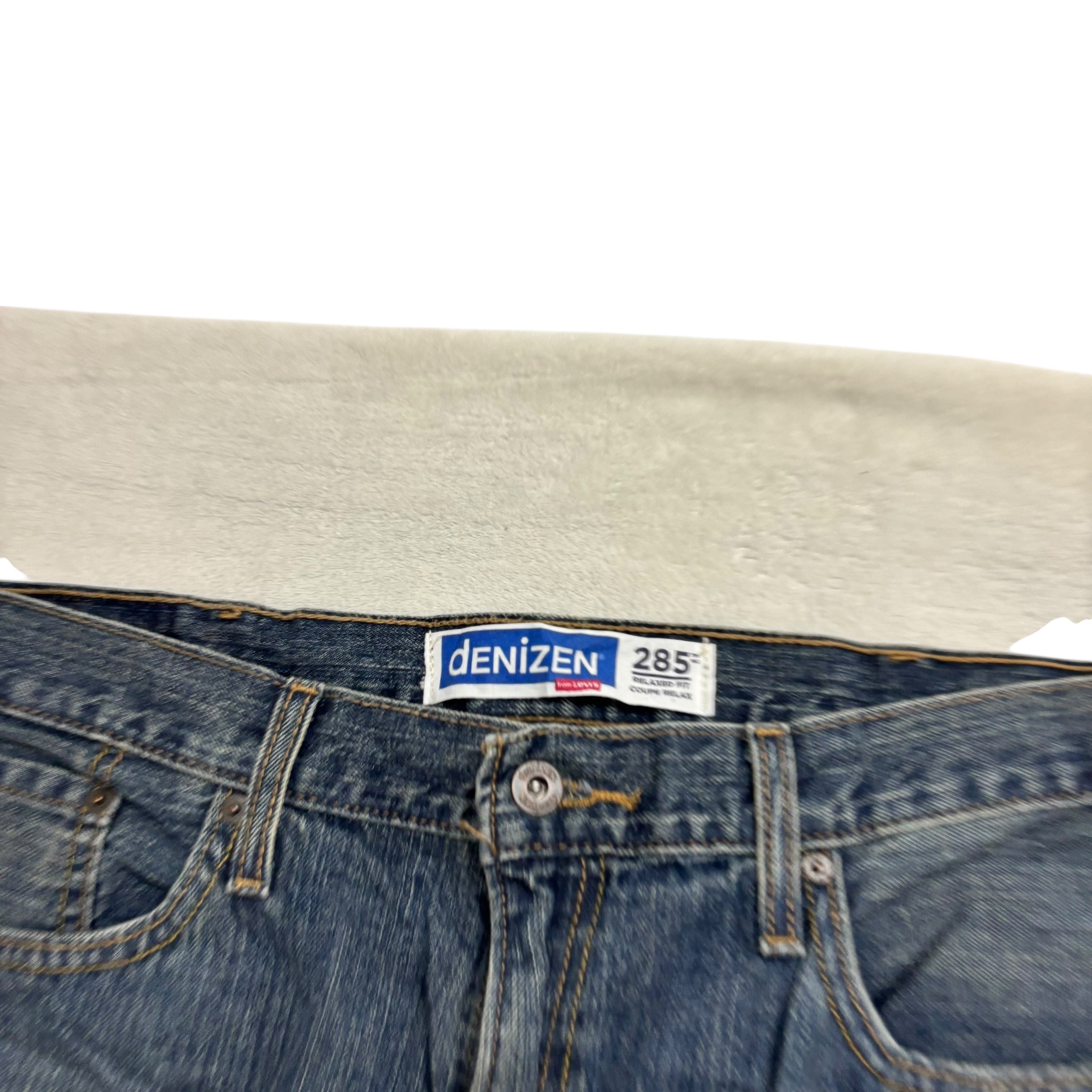 Levis Denizen Jeans W38 L30 Mens Dark Blue Baggy Relaxed Fit Vintage (E)