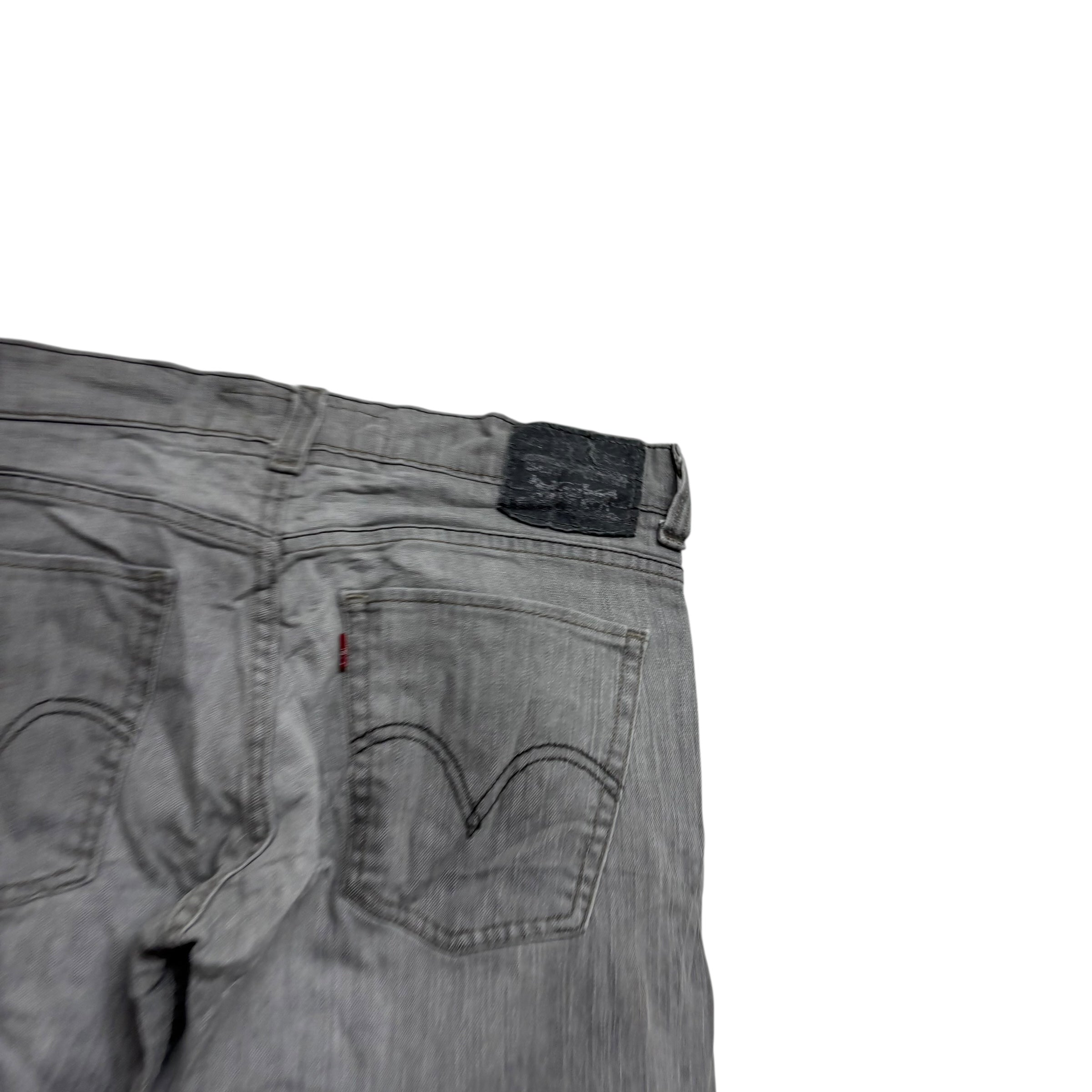 Levis 511 Jeans W31 L30 Mens Grey Slim Fit Stretch Vintage Denim (E)