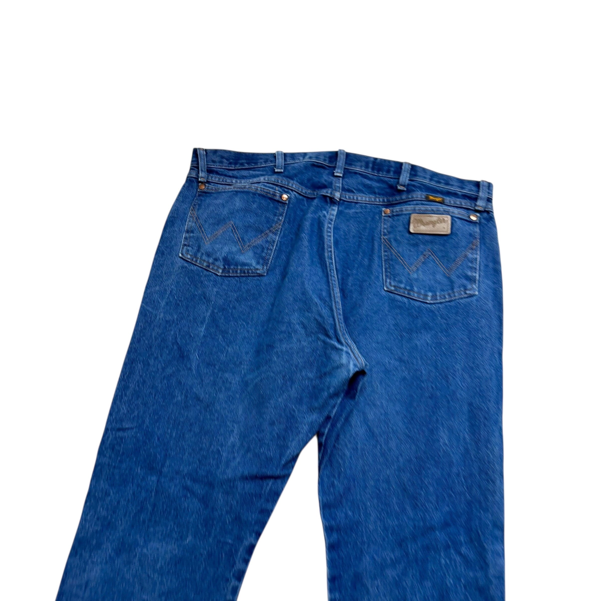 Wrangler Jeans Cowboy Cut W42 L32 Mens Mid Blue 13MWZ Original Fit Denim (E)