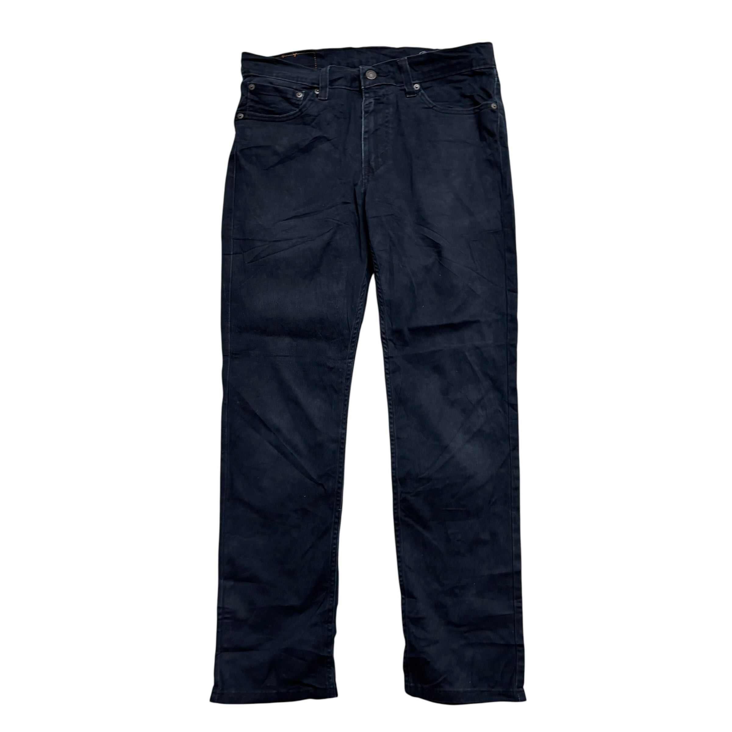 Levis 511 Trousers W32 L30 Mens Black Slim Fit Stretch Pants (E)