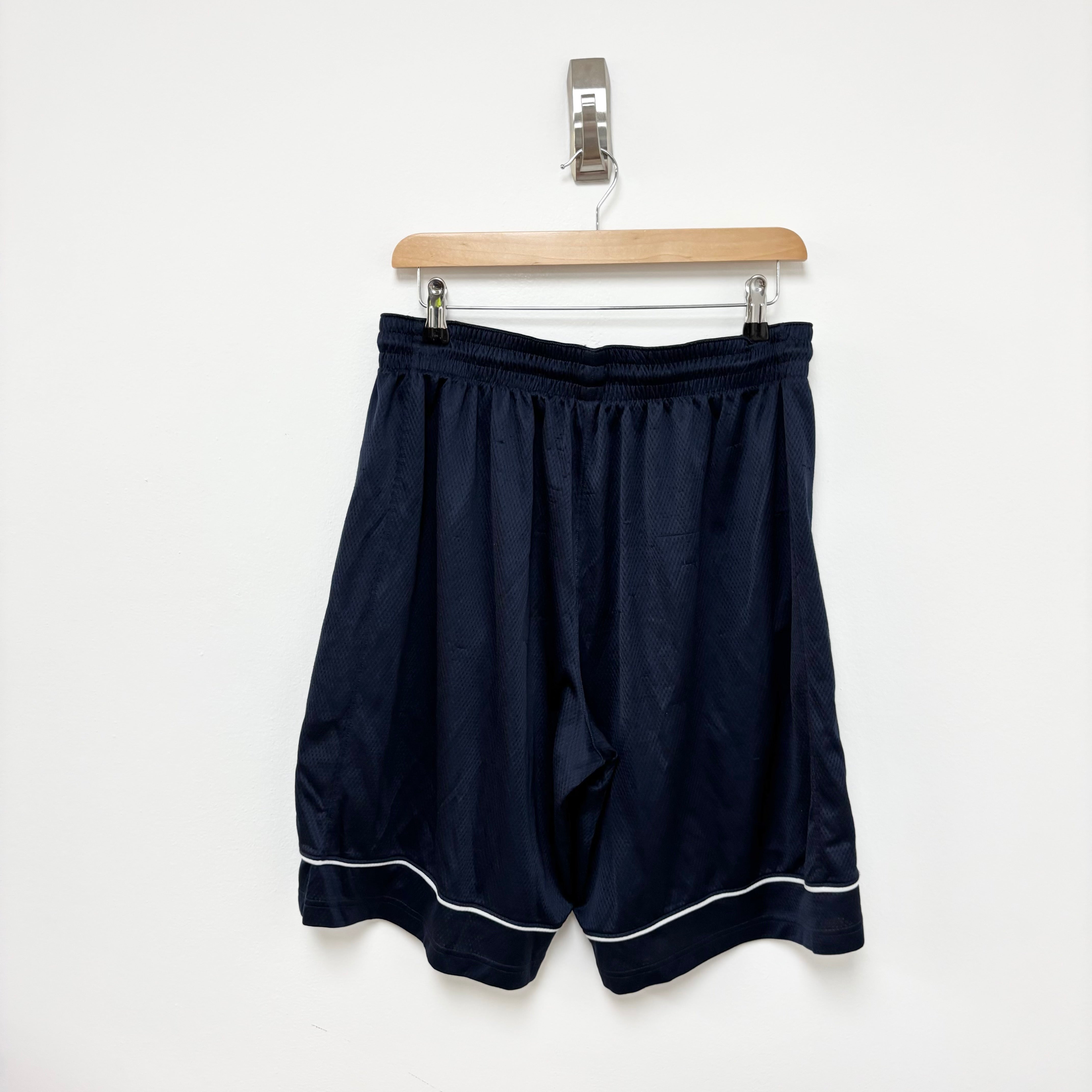 Nike Shorts Mens XL Navy Blue Dri Fit Running Sports Gym Athletic Pockets (F)