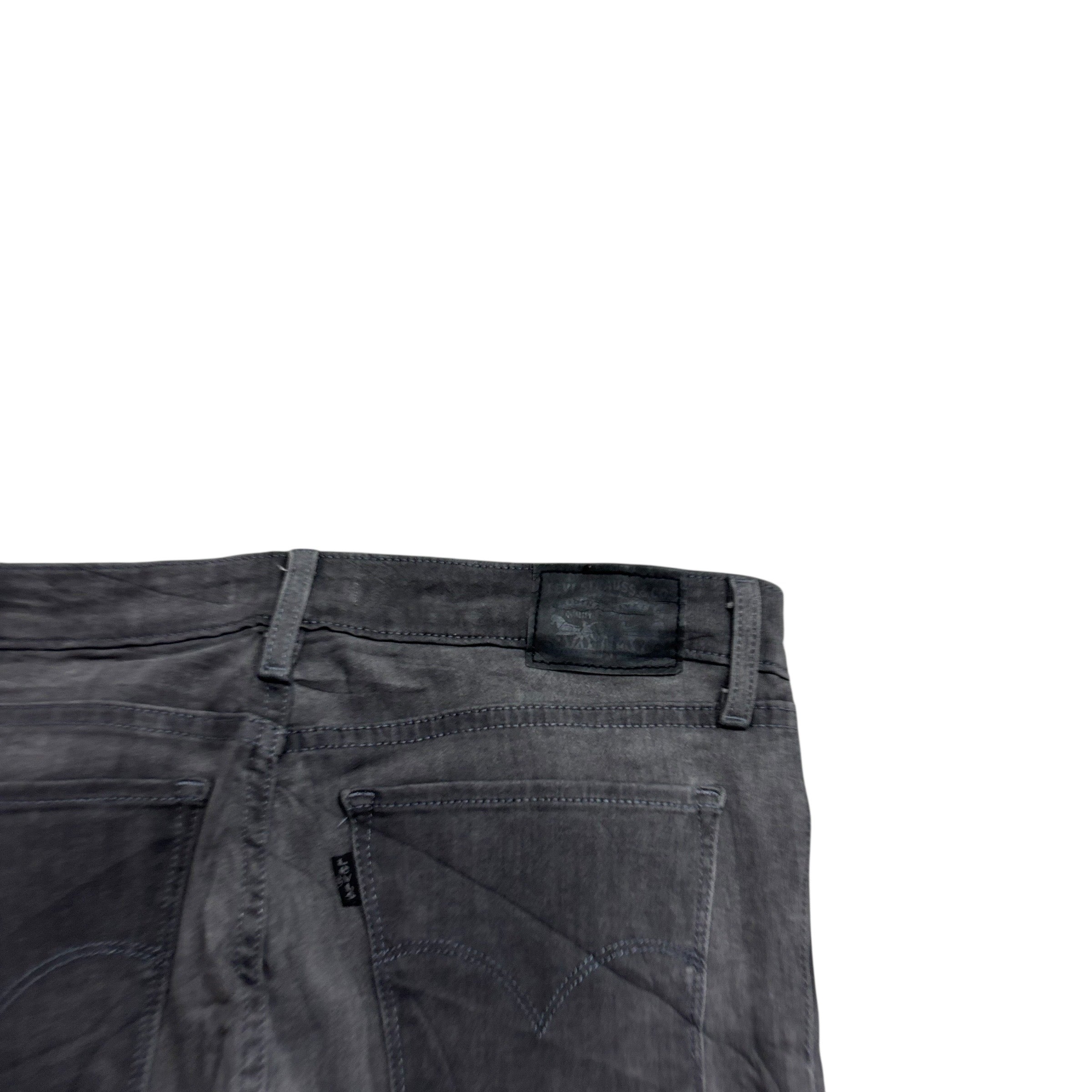 Levis 711 Jeans W29 L29 Womens Skinny Fit Grey Stretch Denim (E)