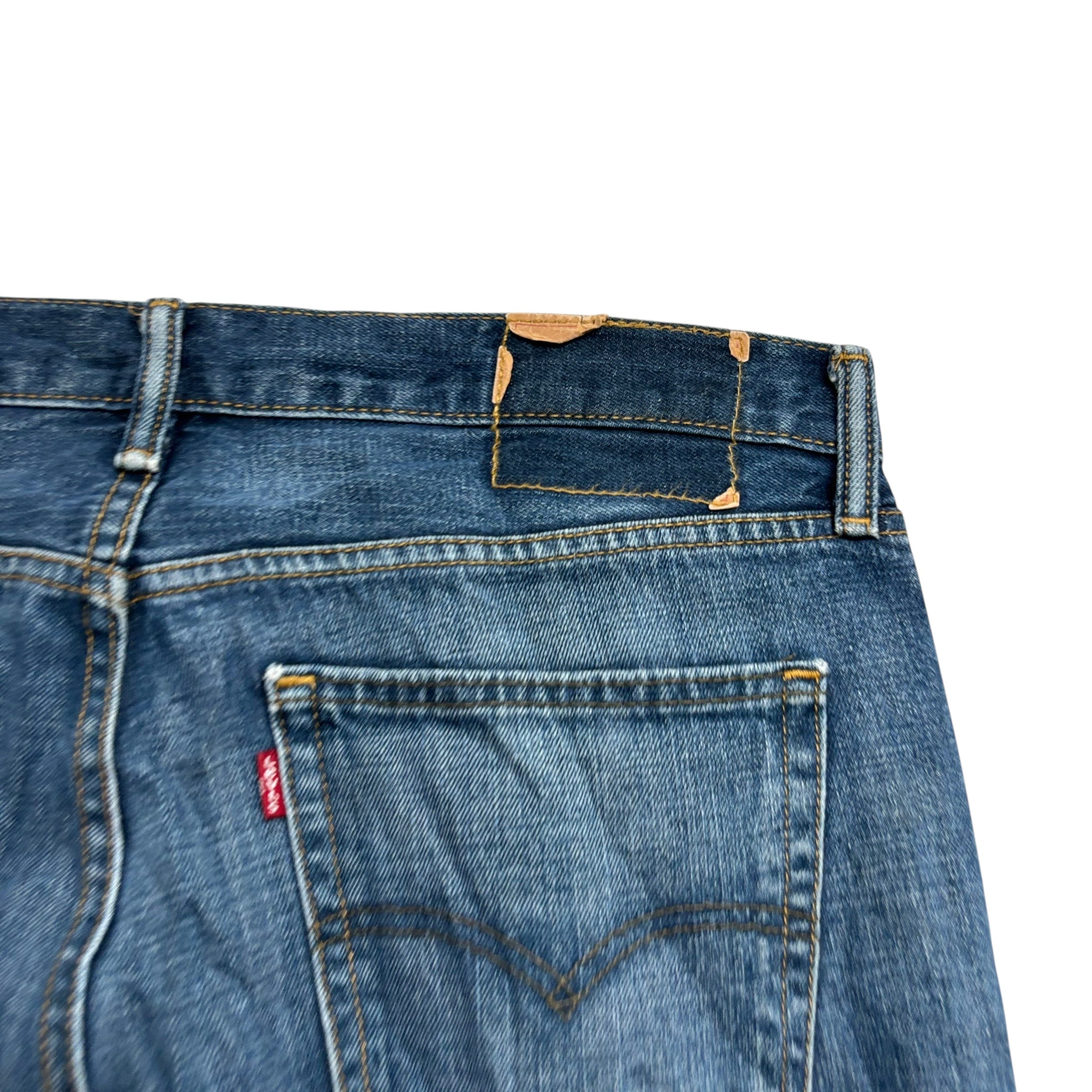 Levis 527 Jeans W34 L30 Mens Mid Blue Regular Bootcut Fit Vintage Denim