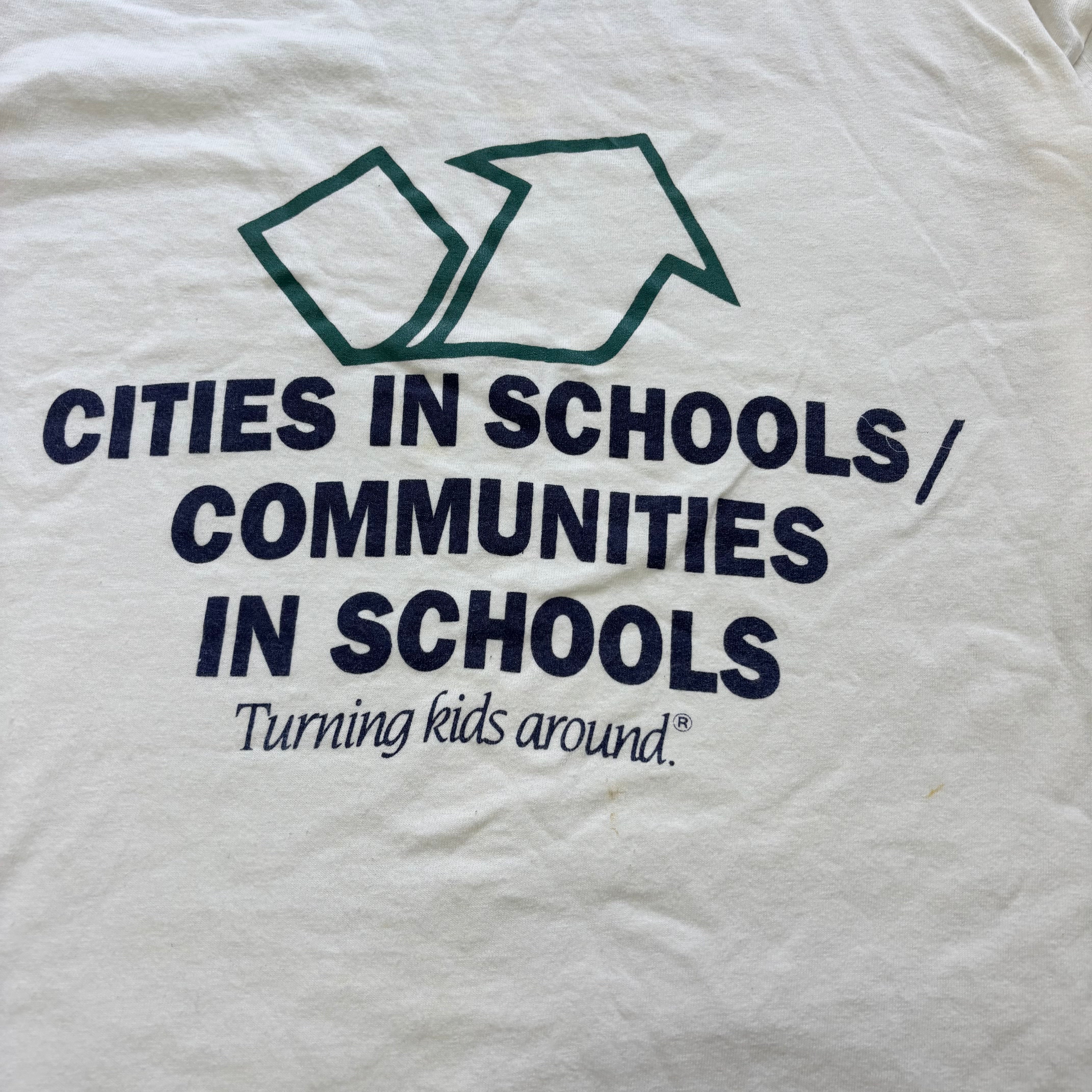 Vintage T Shirt Mens XL White Single Stitch Graphic Print 90s USA (F)