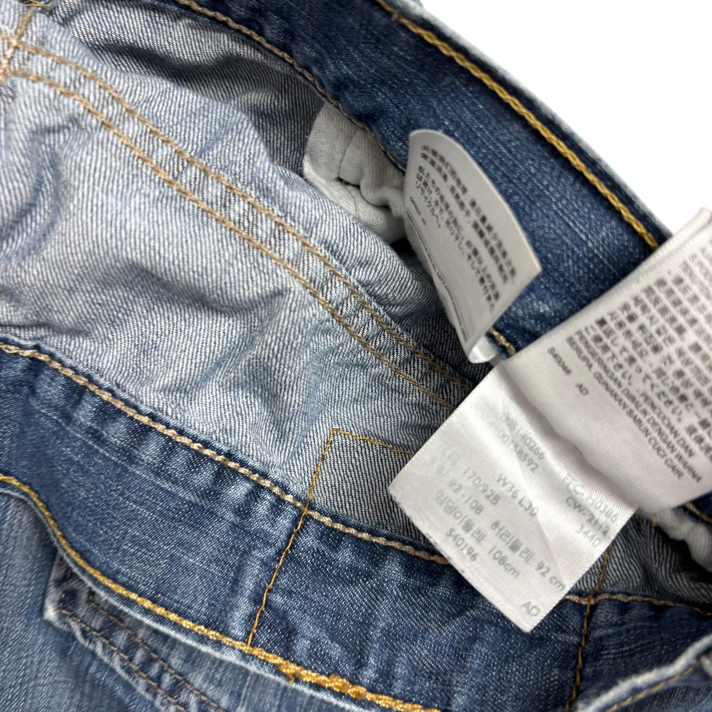 Levis 514 Jeans W36 L30 Mens Mid Blue Regular Straight Fit Denim (F)