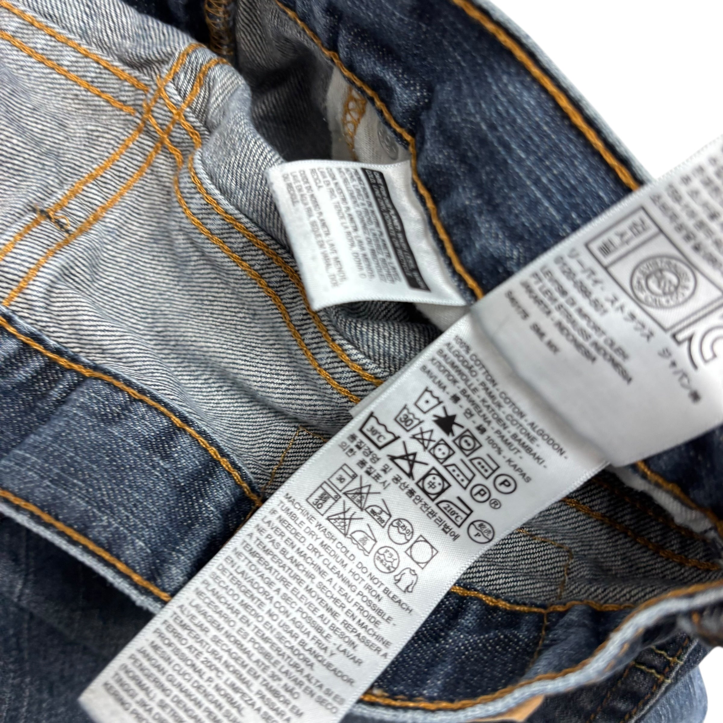 Levis 559 Jeans W30 L31 Mens Mid Blue Baggy Relaxed Straight Fit Denim (F)